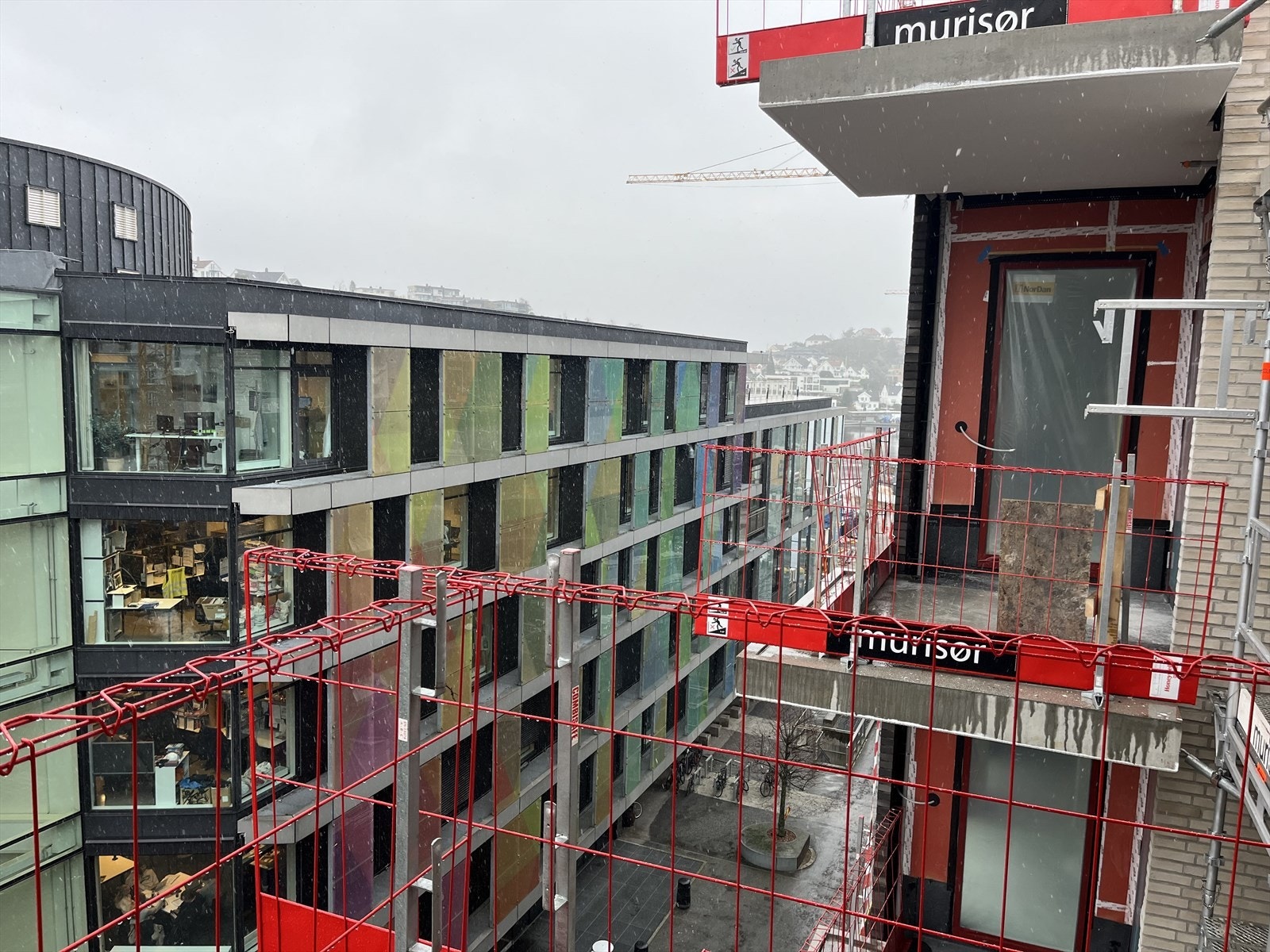 Her blir innglasset balkong Galleribilde