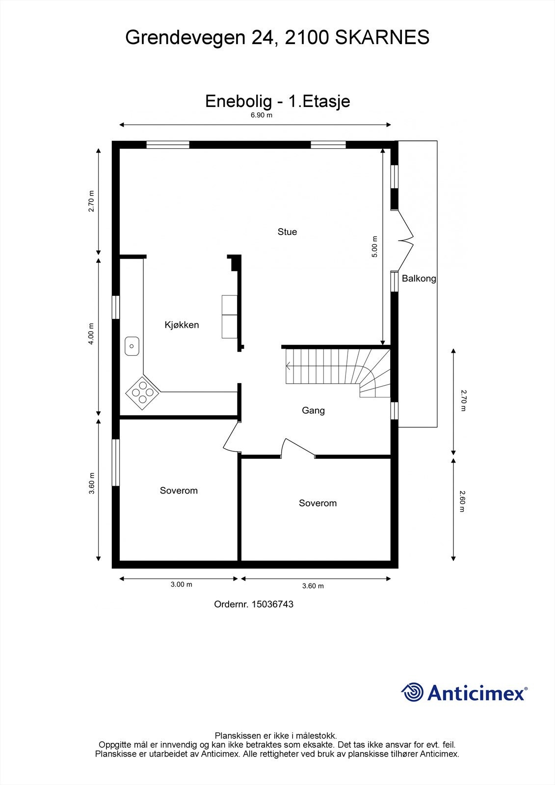 Plantegning 2. etasje. Galleribilde