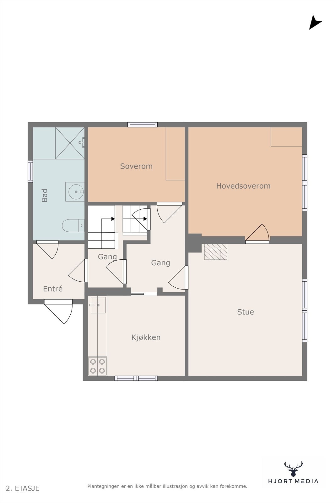 Plantegning Galleribilde