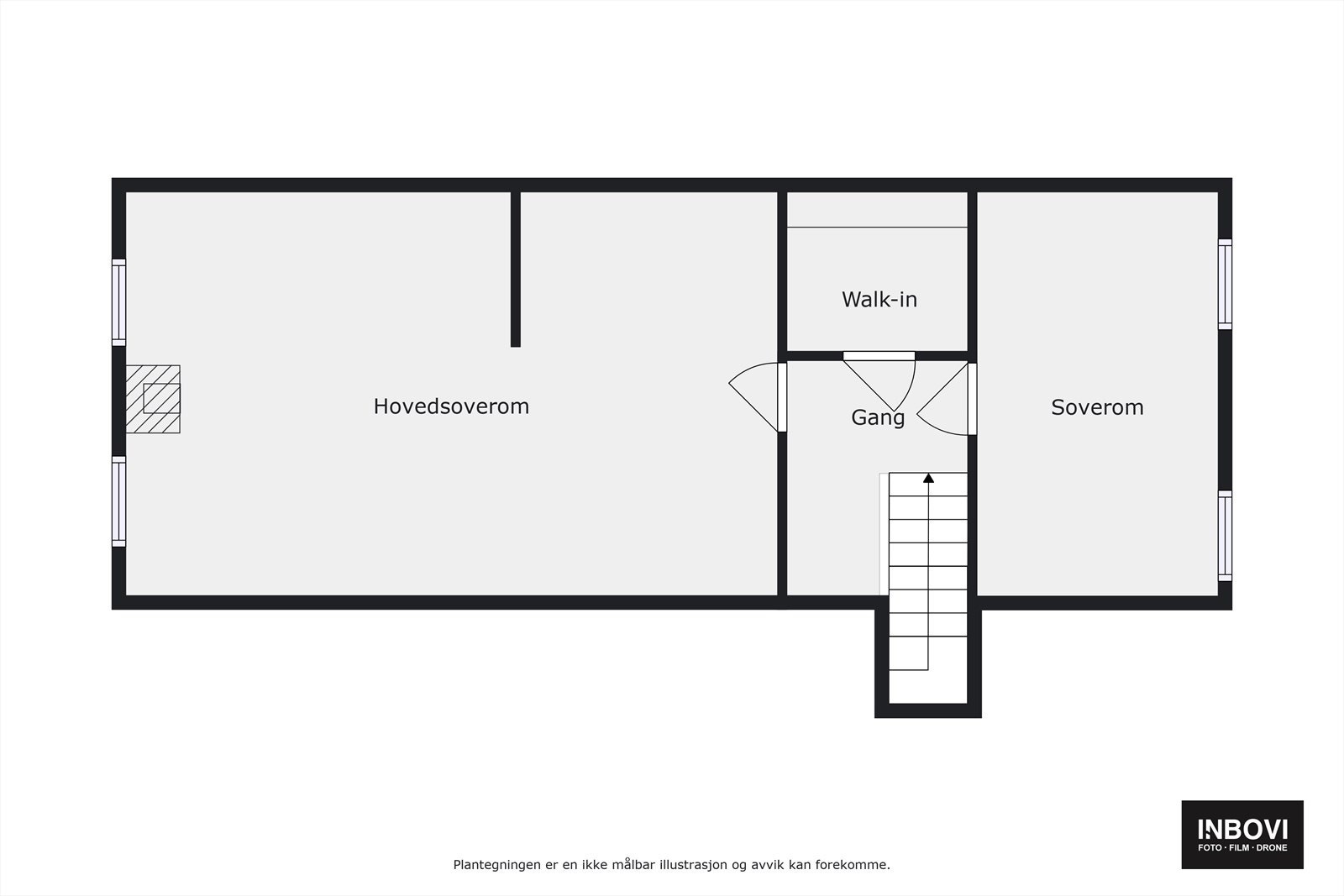 Plantegning - Loftetasje Galleribilde