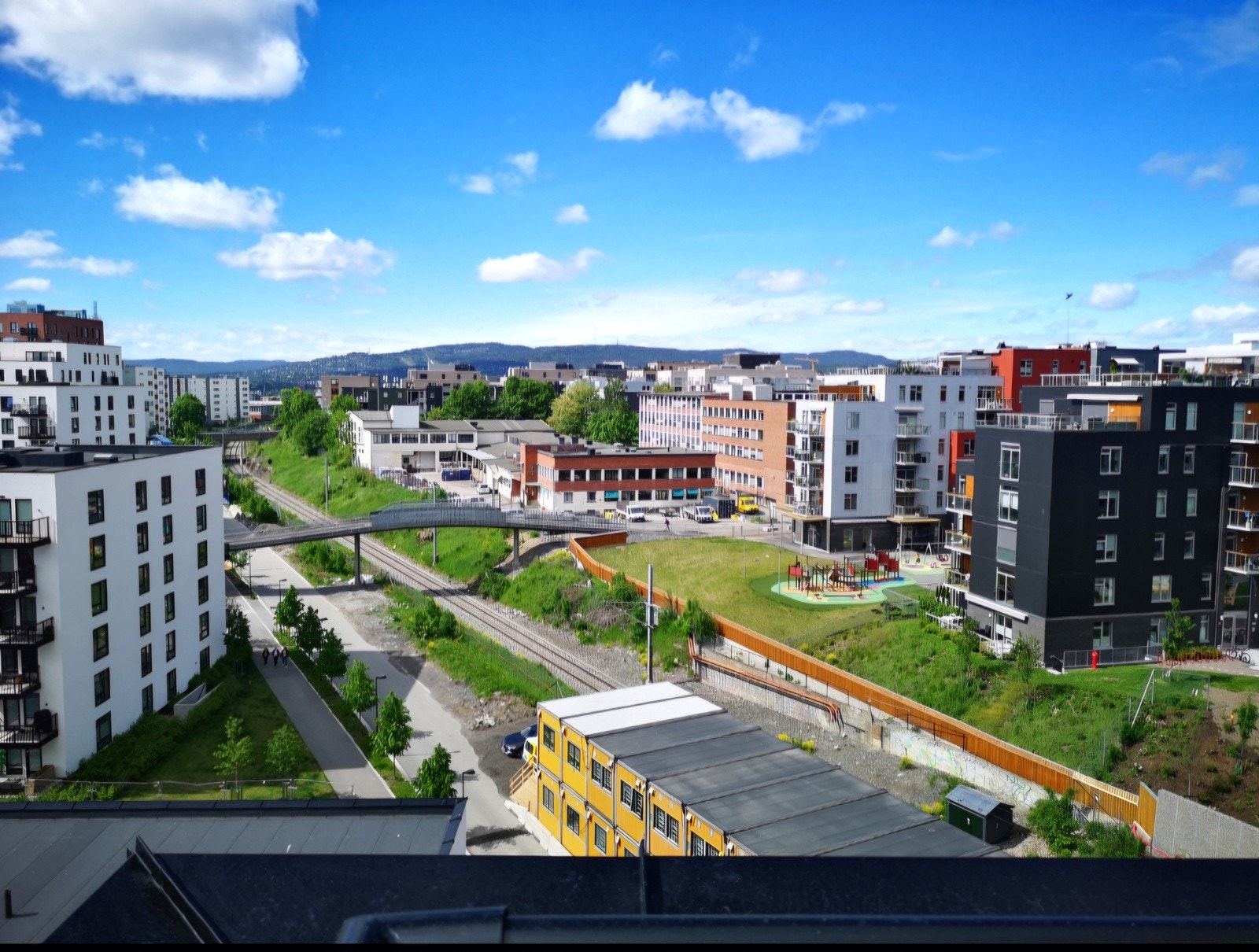 Utsikt mot vest, sommerstid (selgers bilde). Galleribilde