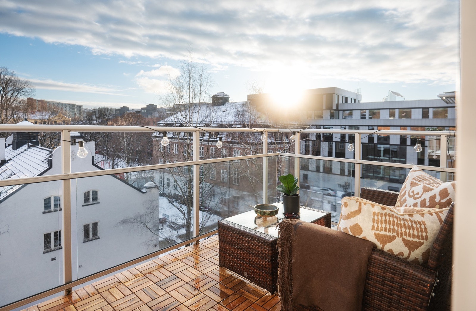 God plass til utemøbler. Det er tillatt med EL- og gassgrill på balkongene. Galleribilde