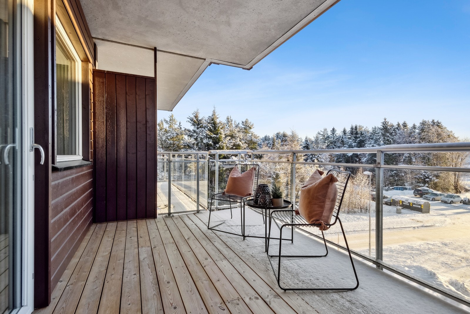 Balkongen er på 10 m². Galleribilde