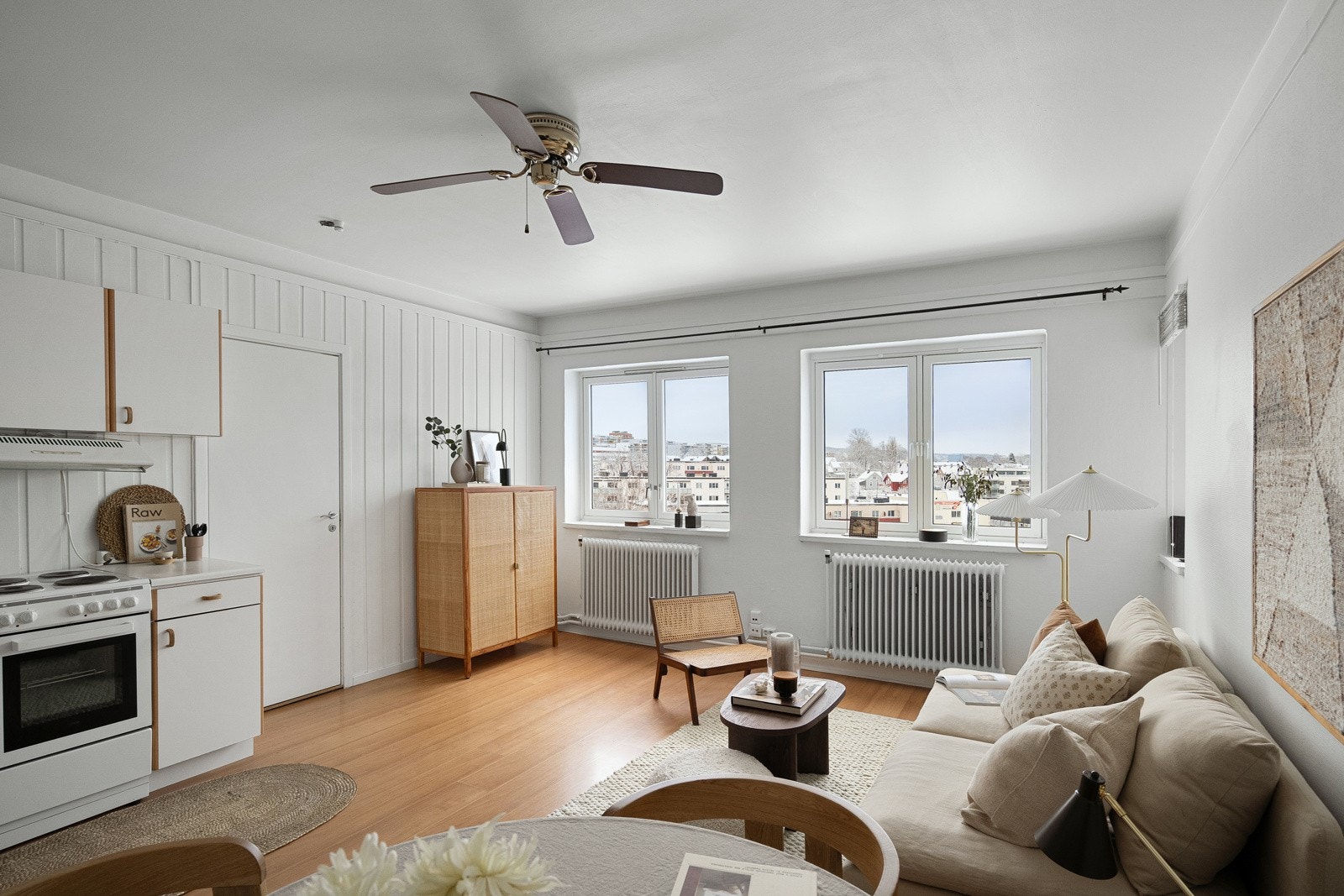 Lettmøblert stueløsning Galleribilde