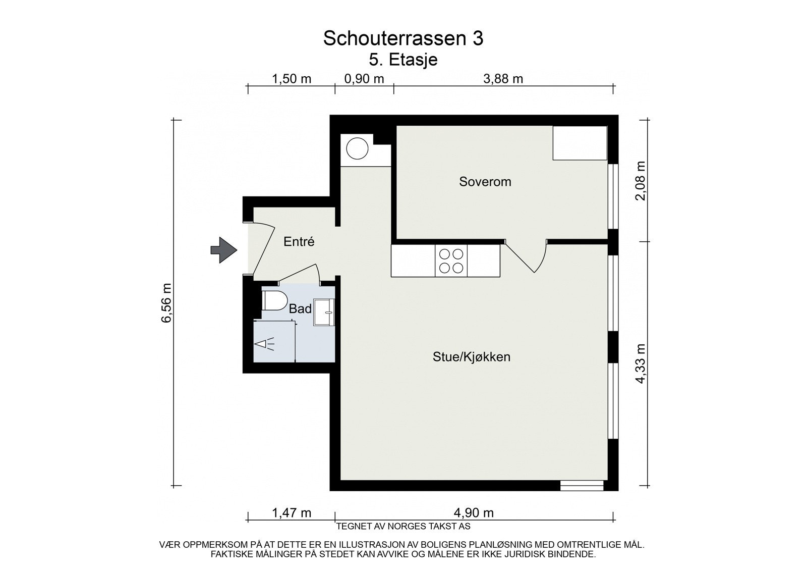 Plantegning Galleribilde