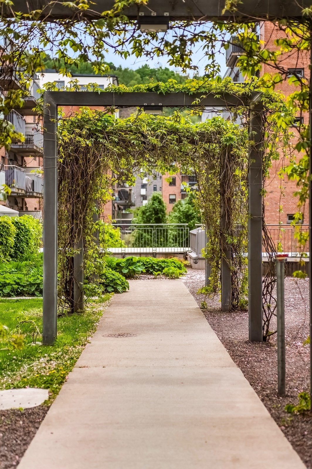 Idylliske fellesarealer. Galleribilde