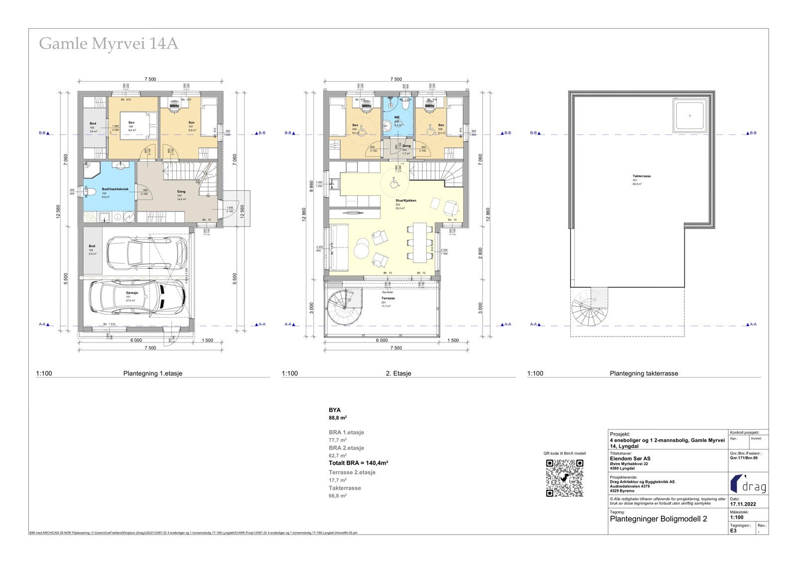 Plantegninger 14A Galleribilde