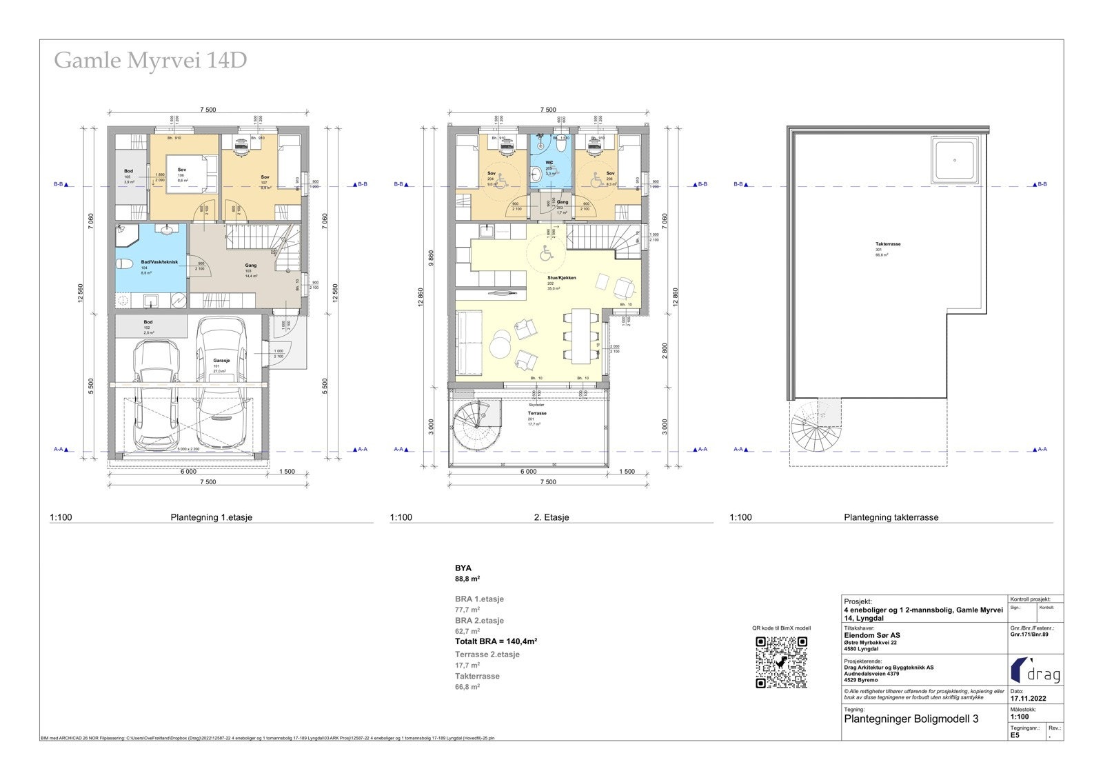 Plantegning 14d Galleribilde