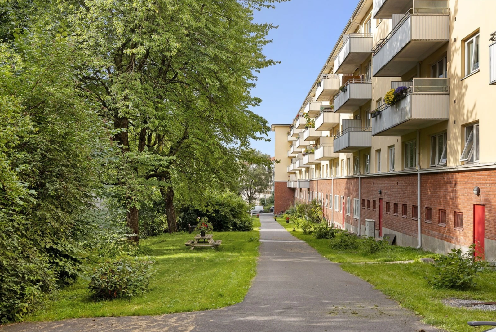 Bakgården. Galleribilde