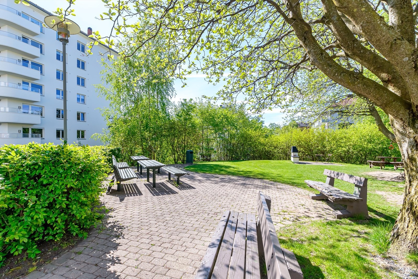 Treschowsgata Borettslag består av 60 andelsleiligheter. Det er fellesvaskeri i borettslaget. Galleribilde