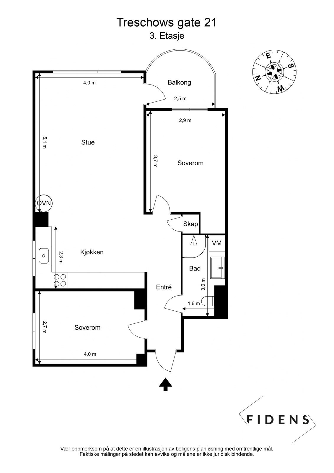 Plantegning Galleribilde