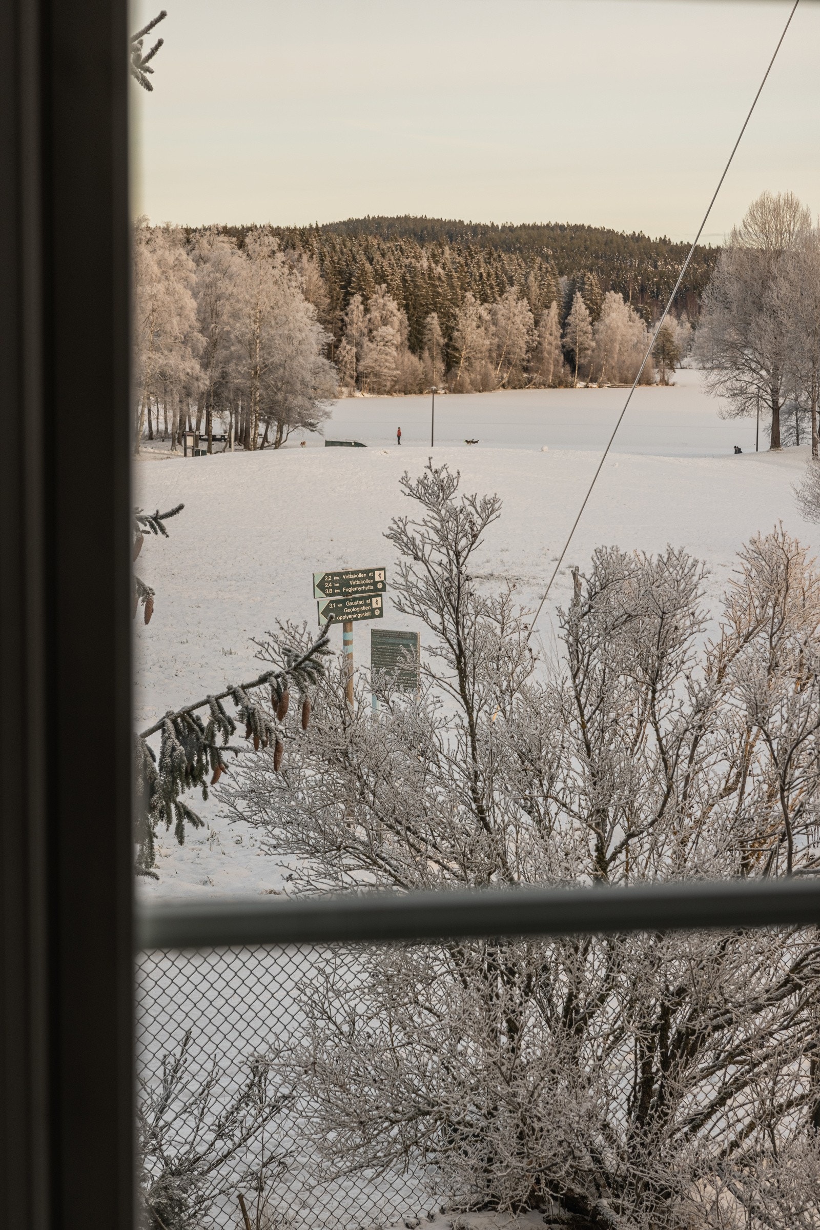 Utsyn fra soverom. Galleribilde