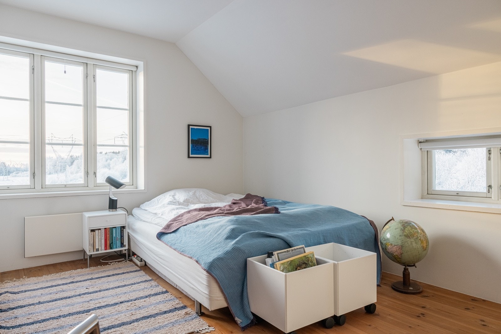 Soverom III er svalt og rolig, med god plass til seng med tilhørende nattbord. Galleribilde