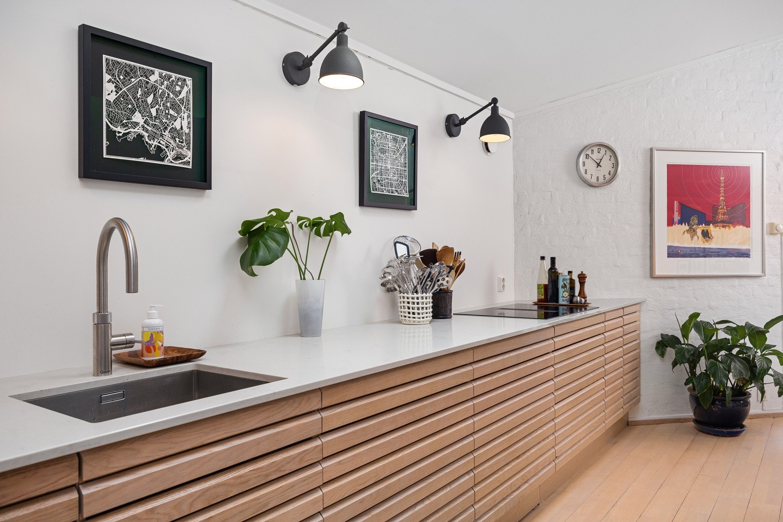 - Quooker instant kokevann og lekkasjevarsler er montert - Galleribilde