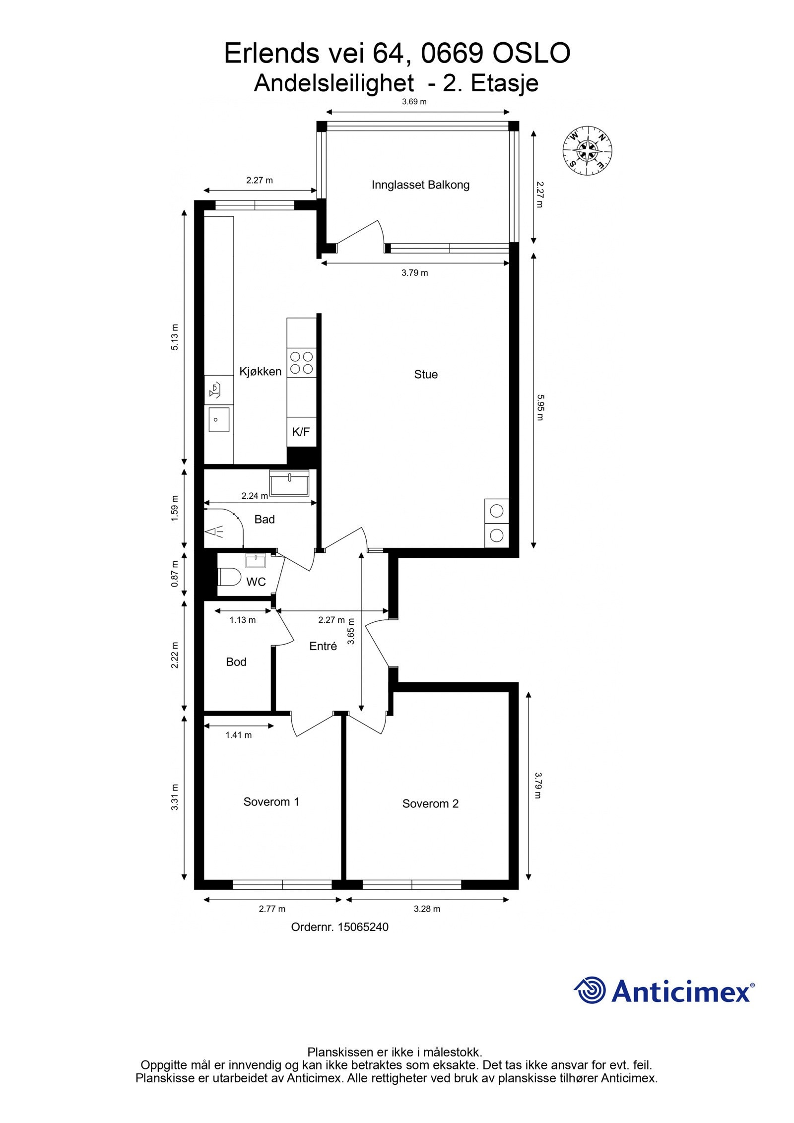 Plantegning Galleribilde