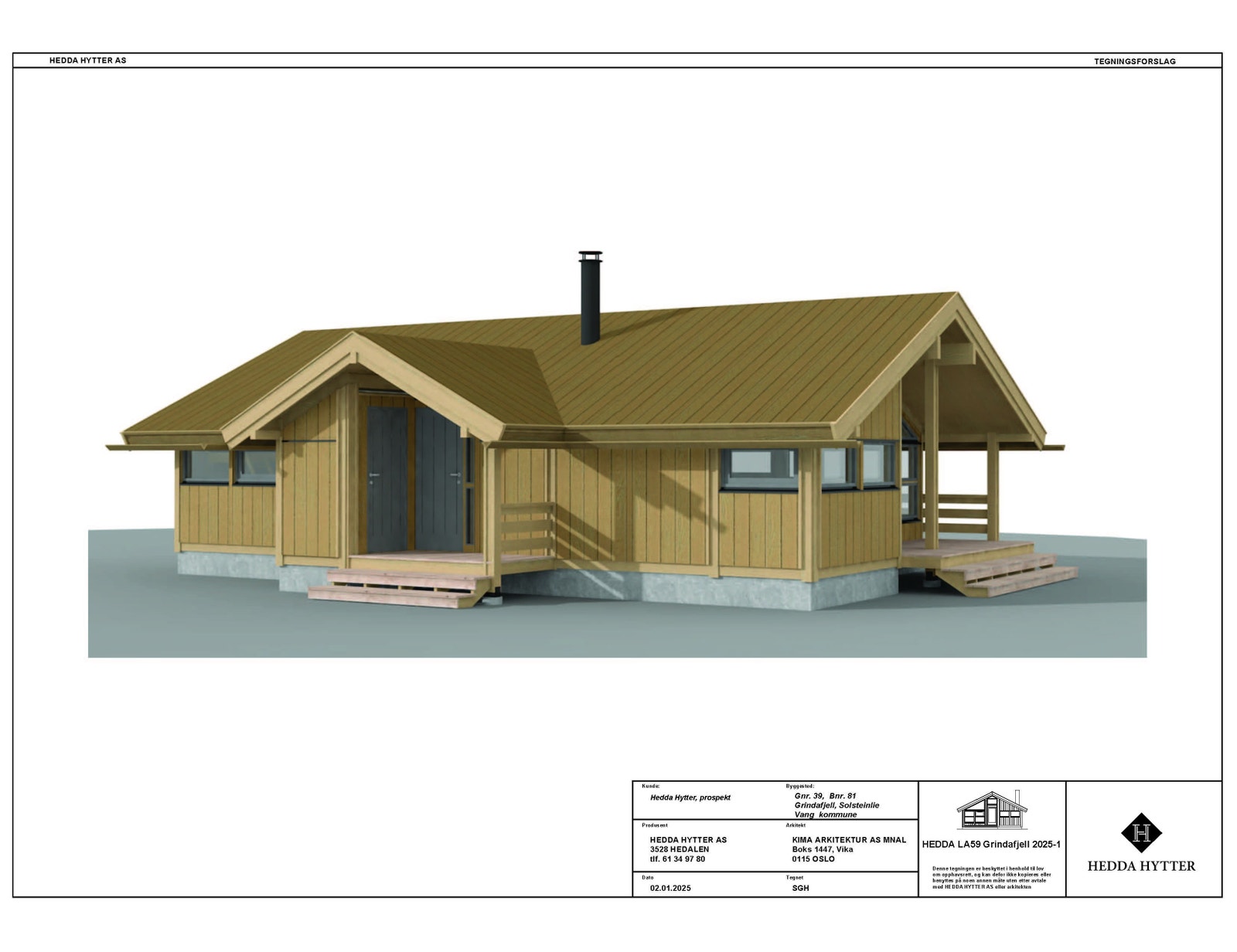 Inngangsparti Hedda LA59 Galleribilde