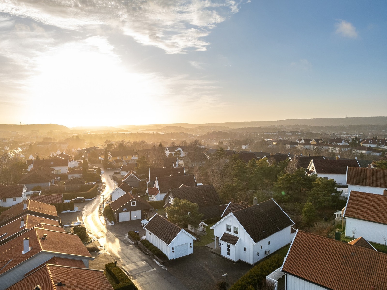 Dette er et fint sted å bo uten gjennomgangstrafikk. Galleribilde