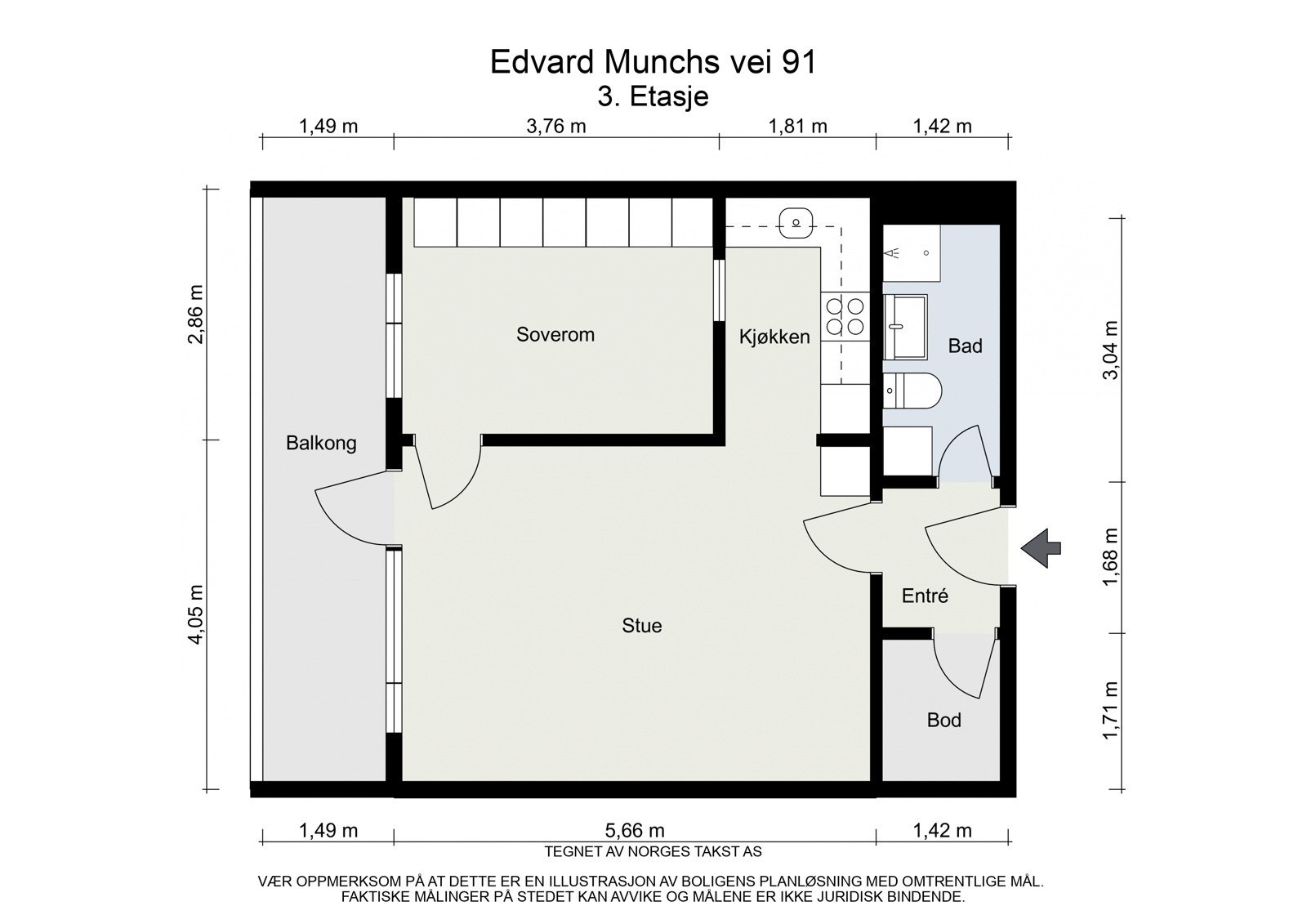 Plantegning Galleribilde