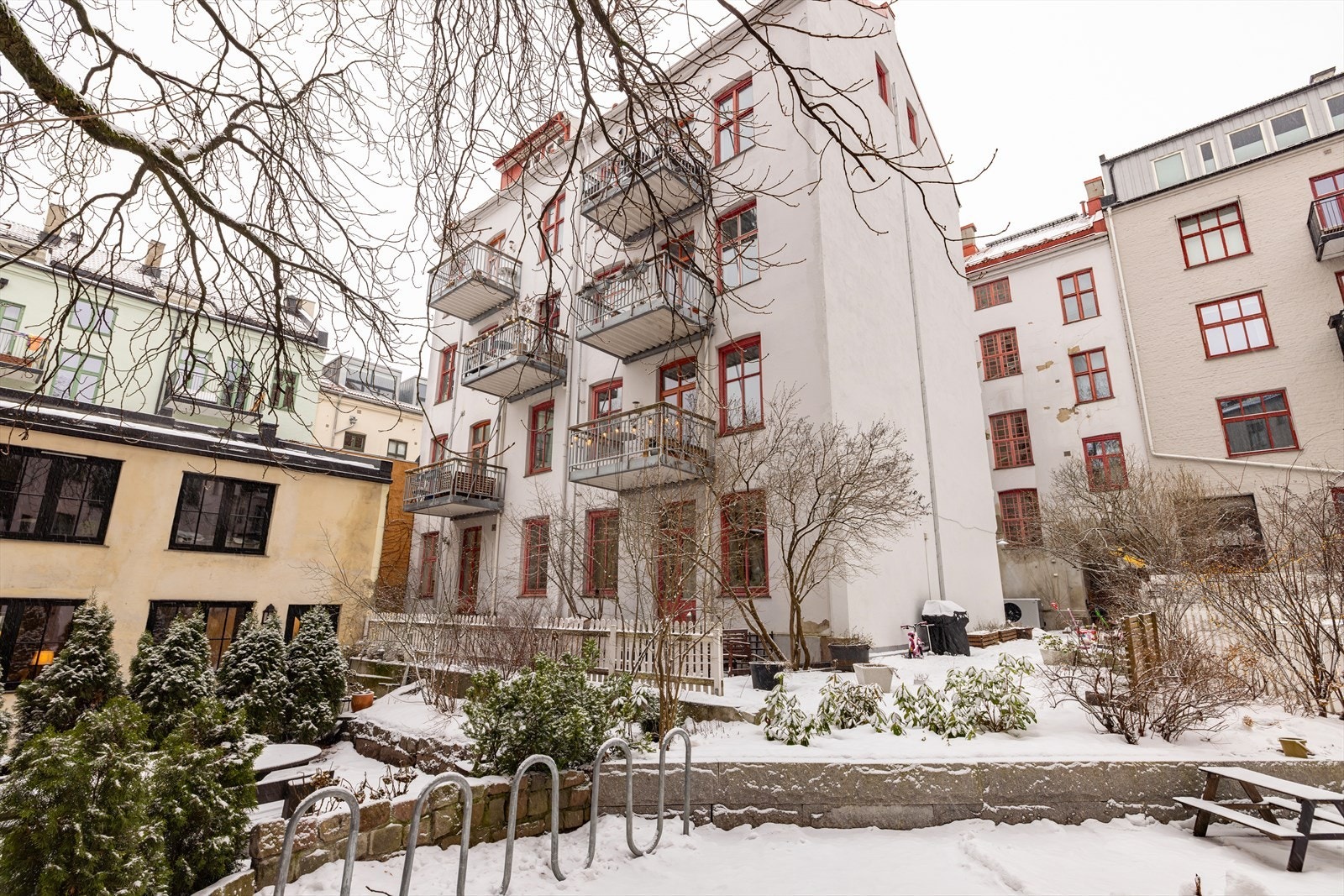 Borettslaget består av 18 andelsleiligheter. Galleribilde