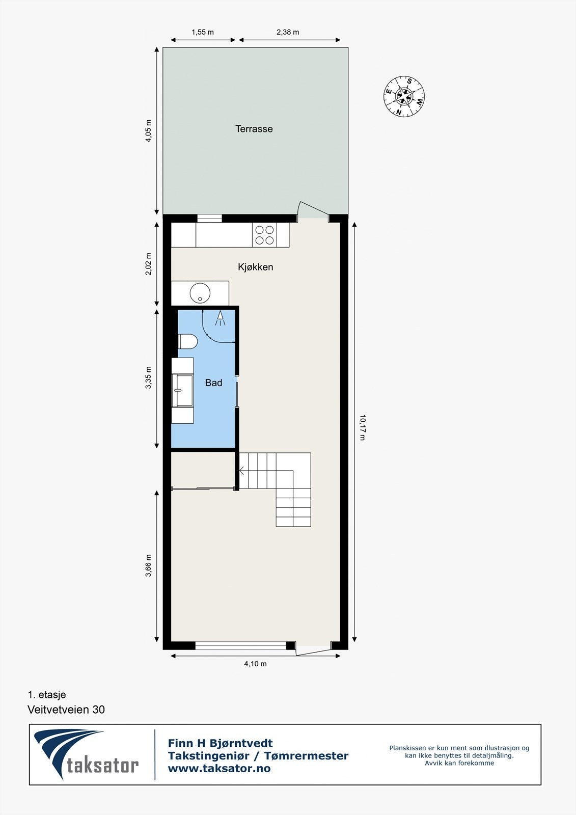 Plantegning 1. etasje Galleribilde