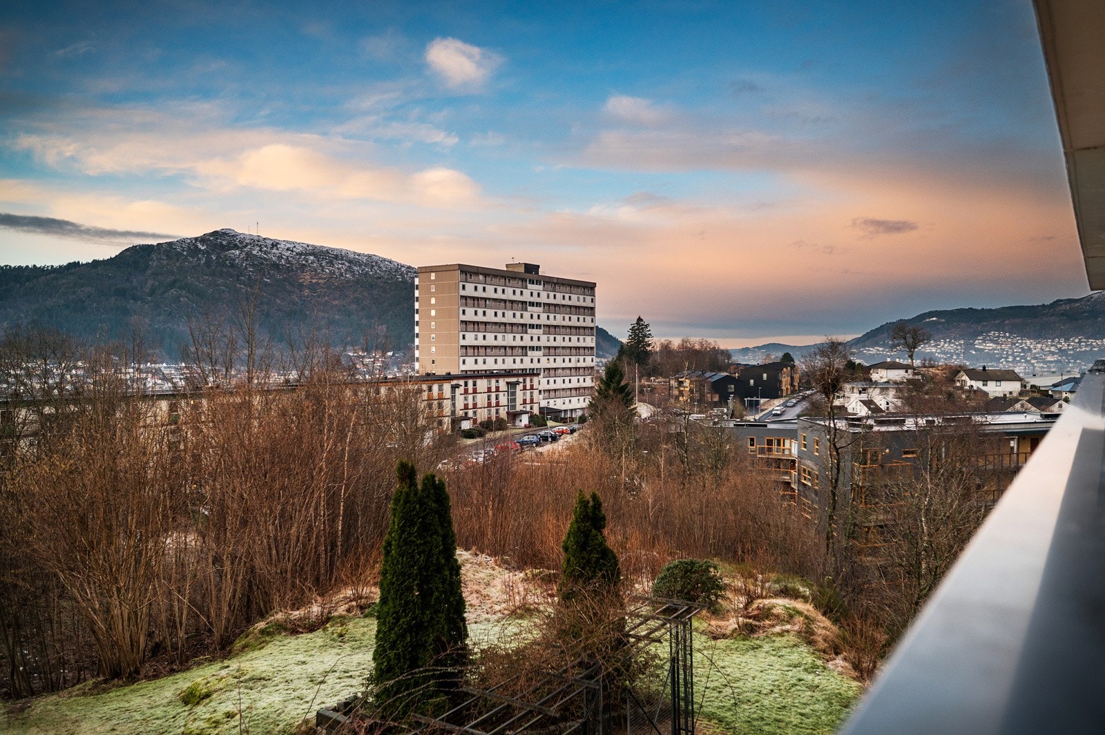 Fra balkongen kan du nyte fine solnedganger Galleribilde