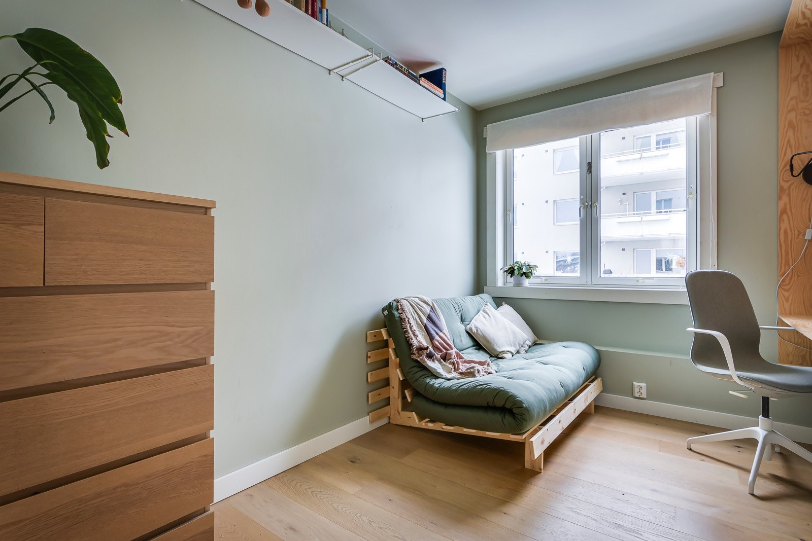 Bredden på 2,59m gjør at det også er plass til gjesteseng og ytterligere oppbevaring etter eget ønske og behov. Galleribilde