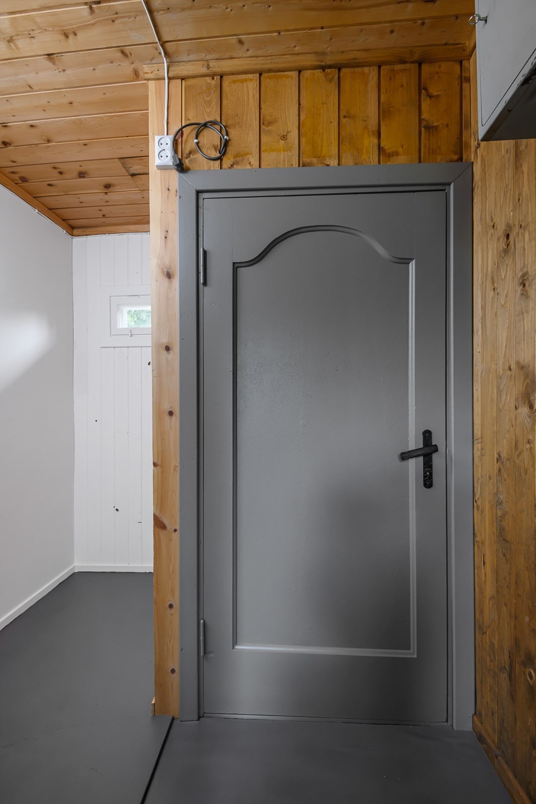 Enkelt hyttebad. Galleribilde