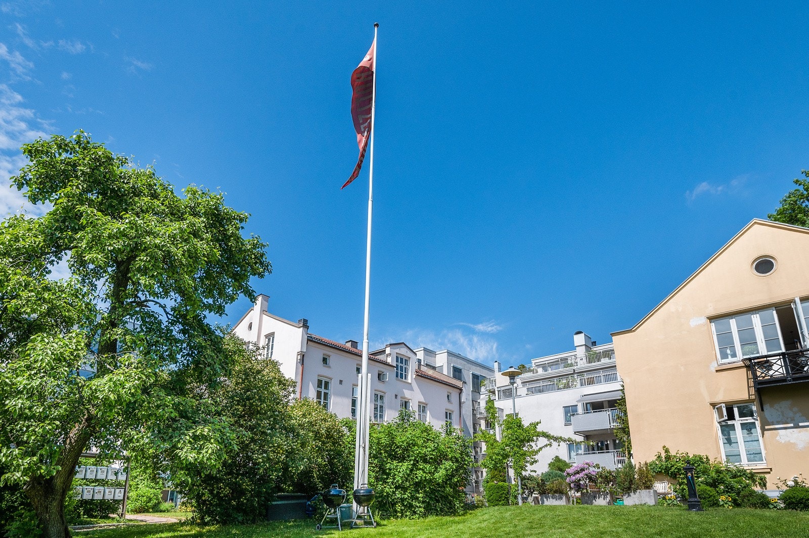 Felles uteområde. Galleribilde