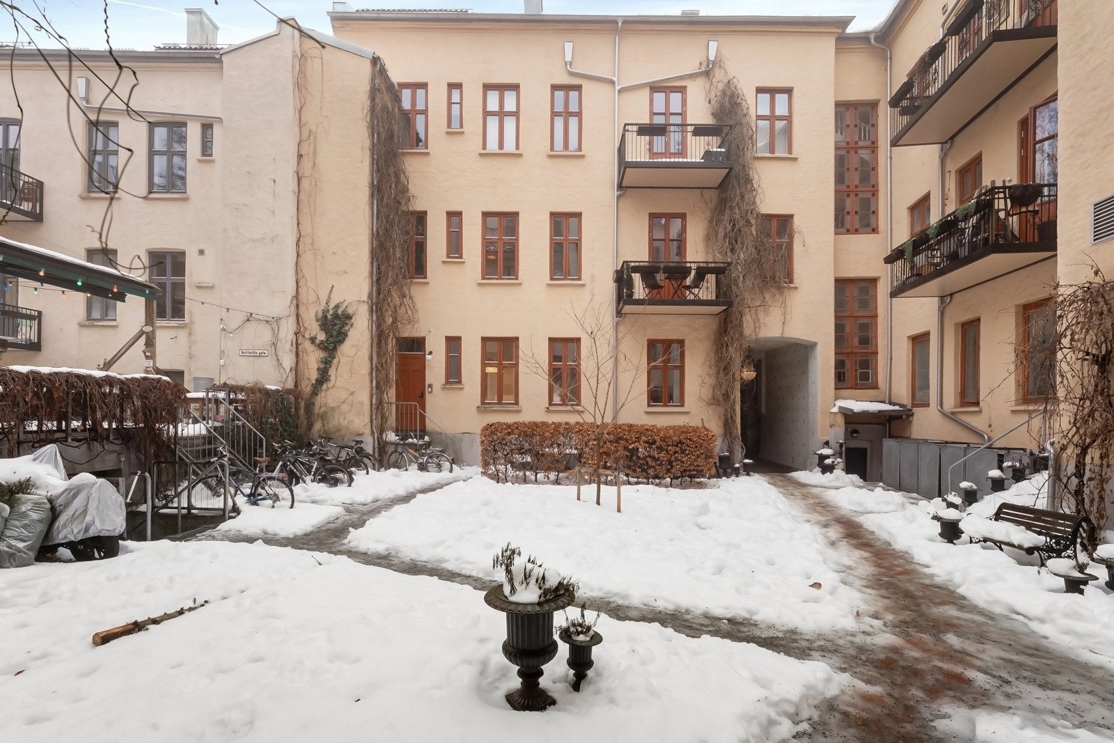 Det er fellesvaskeri i borettslaget som brukes etter borettslagets bestemmelser Galleribilde