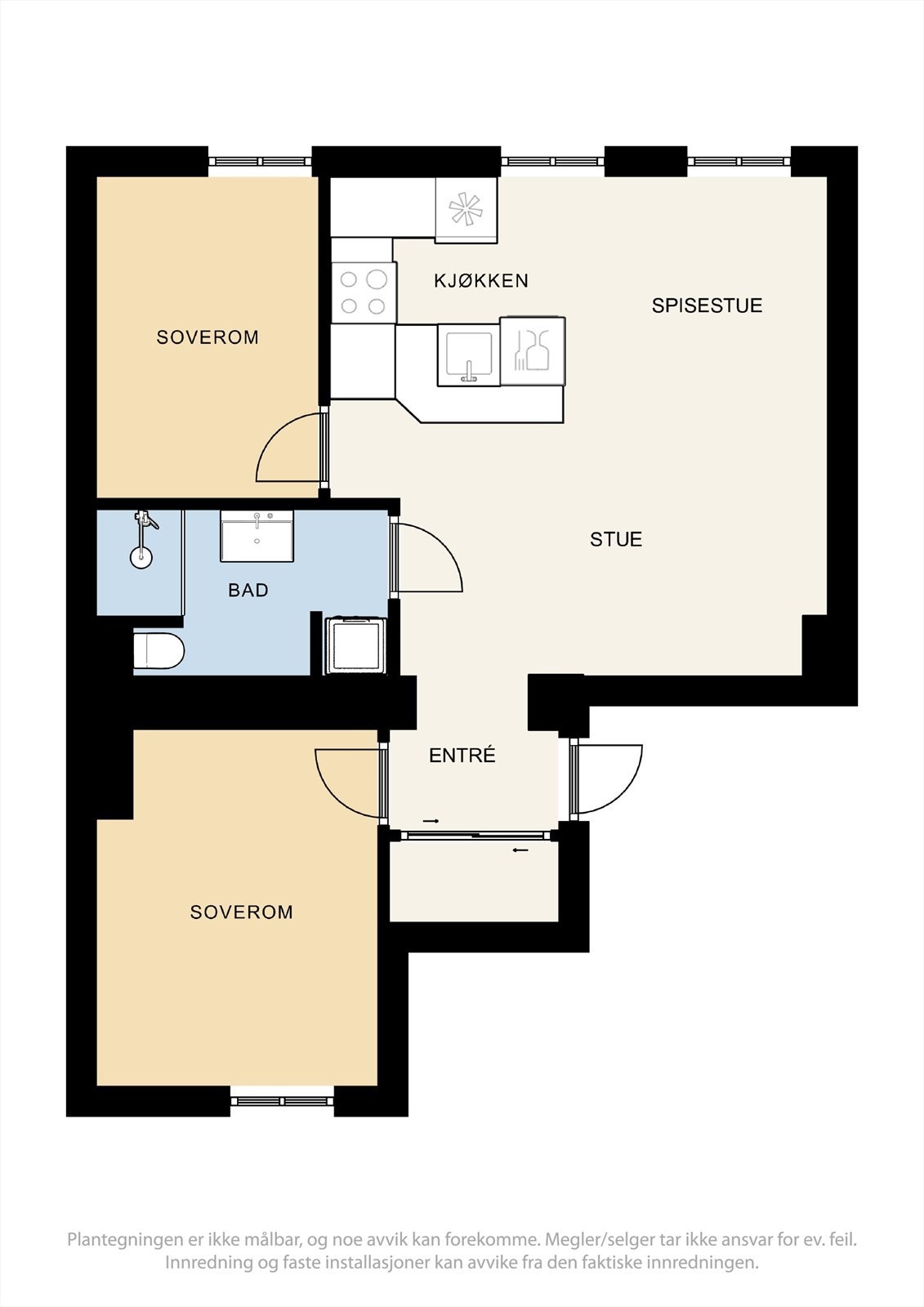 Plantegning Galleribilde