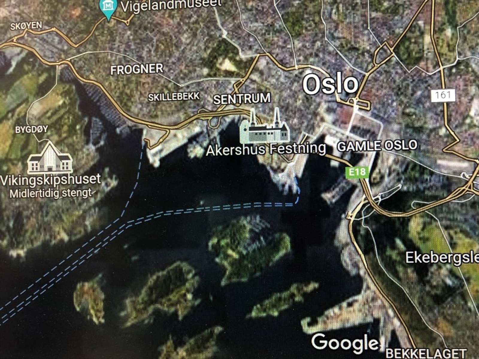 Bilde av nærområdet rundt Aker Brygge Galleribilde