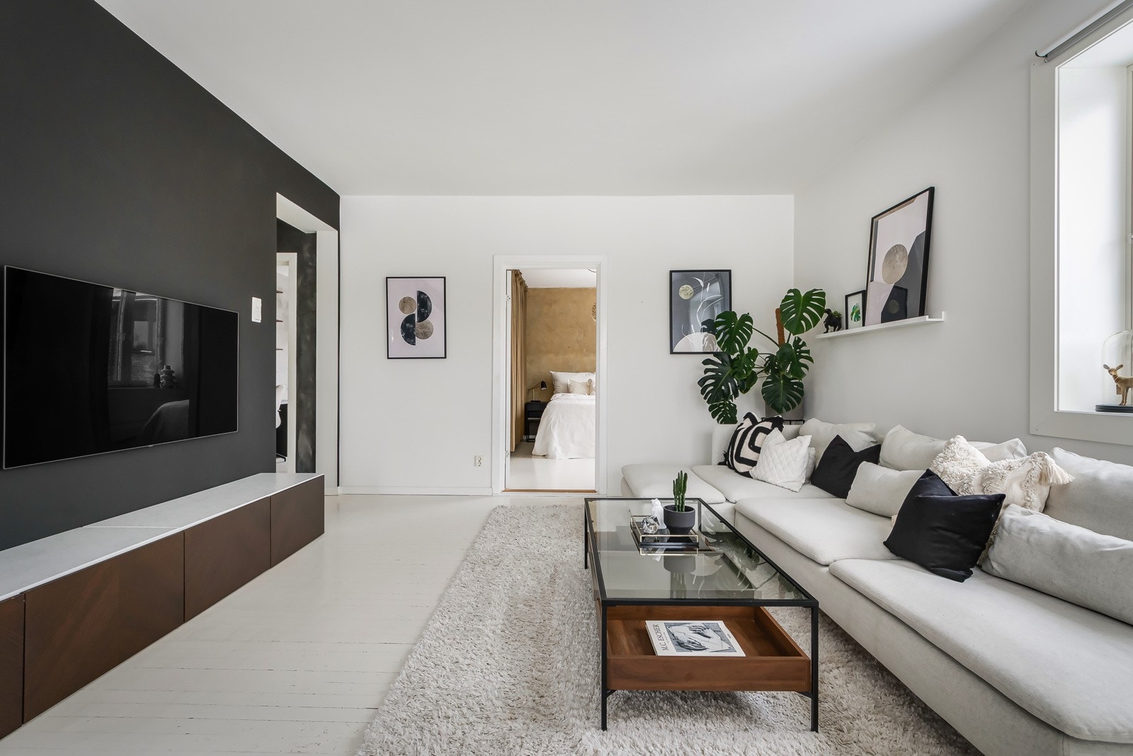 Fibernett er inkludert i de månedlige felleskostnadene. Galleribilde