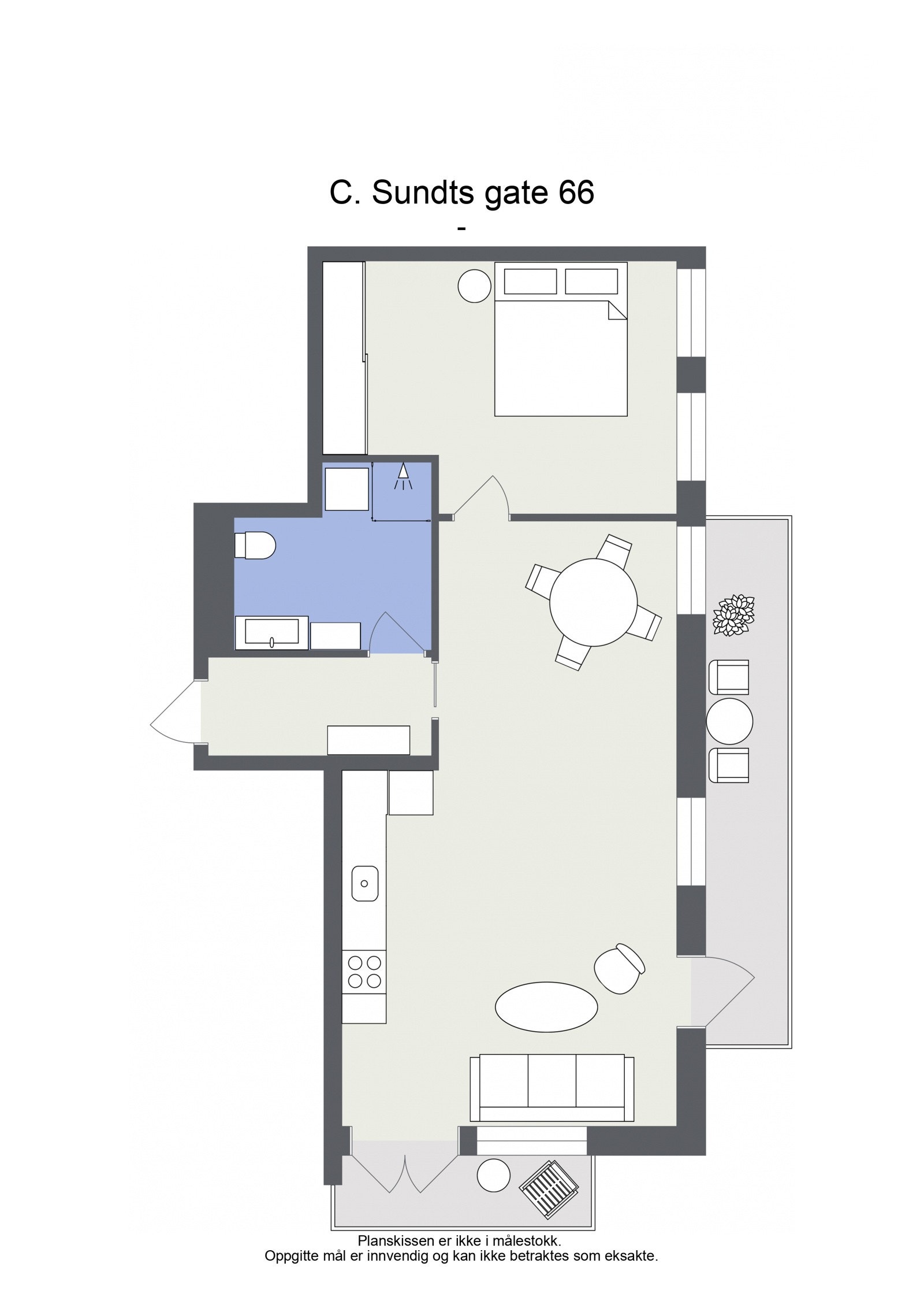 Plantegning. Galleribilde