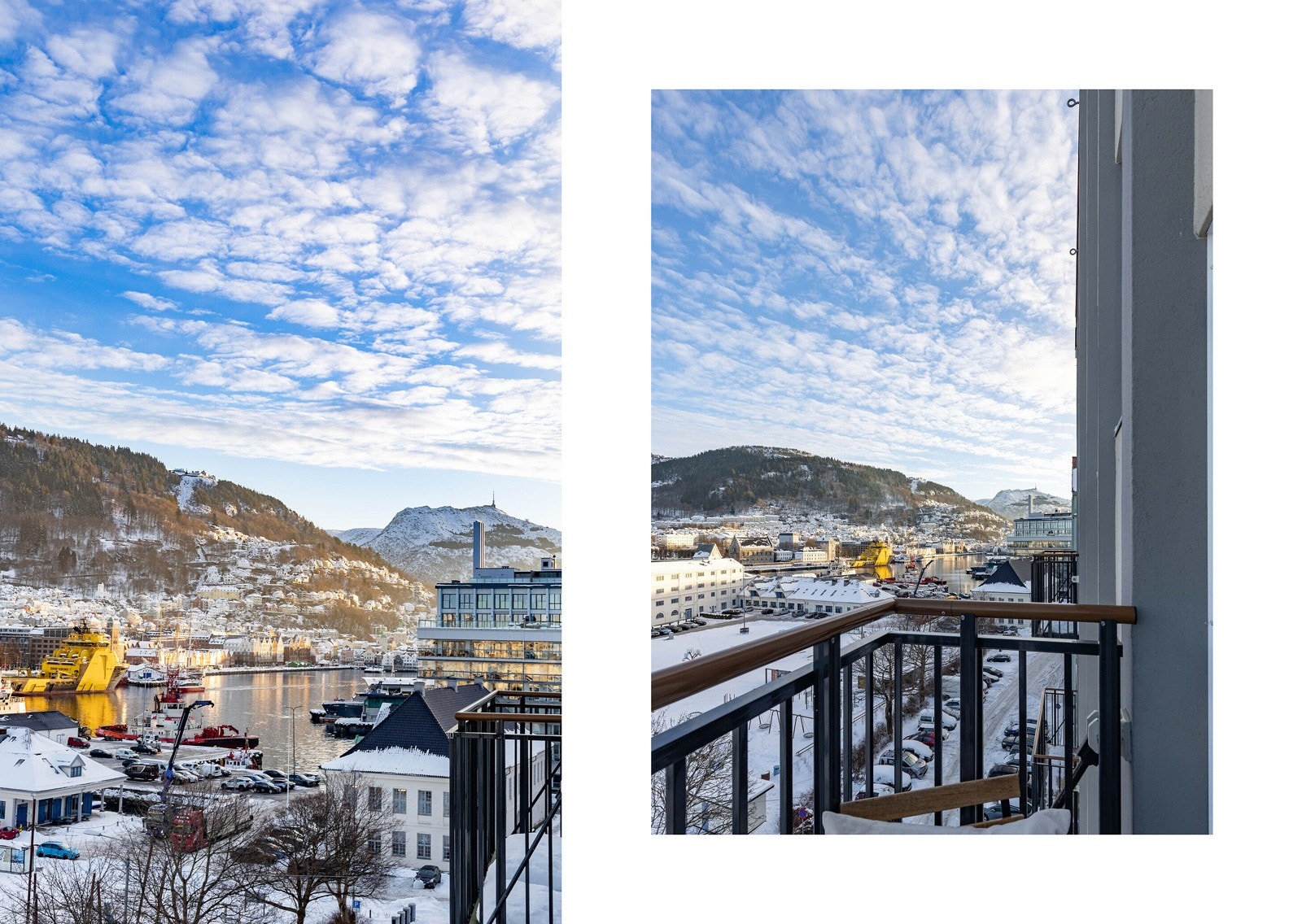 Utsiken får du også nyte fra de to balkongene som har utgang fra stuen. Galleribilde