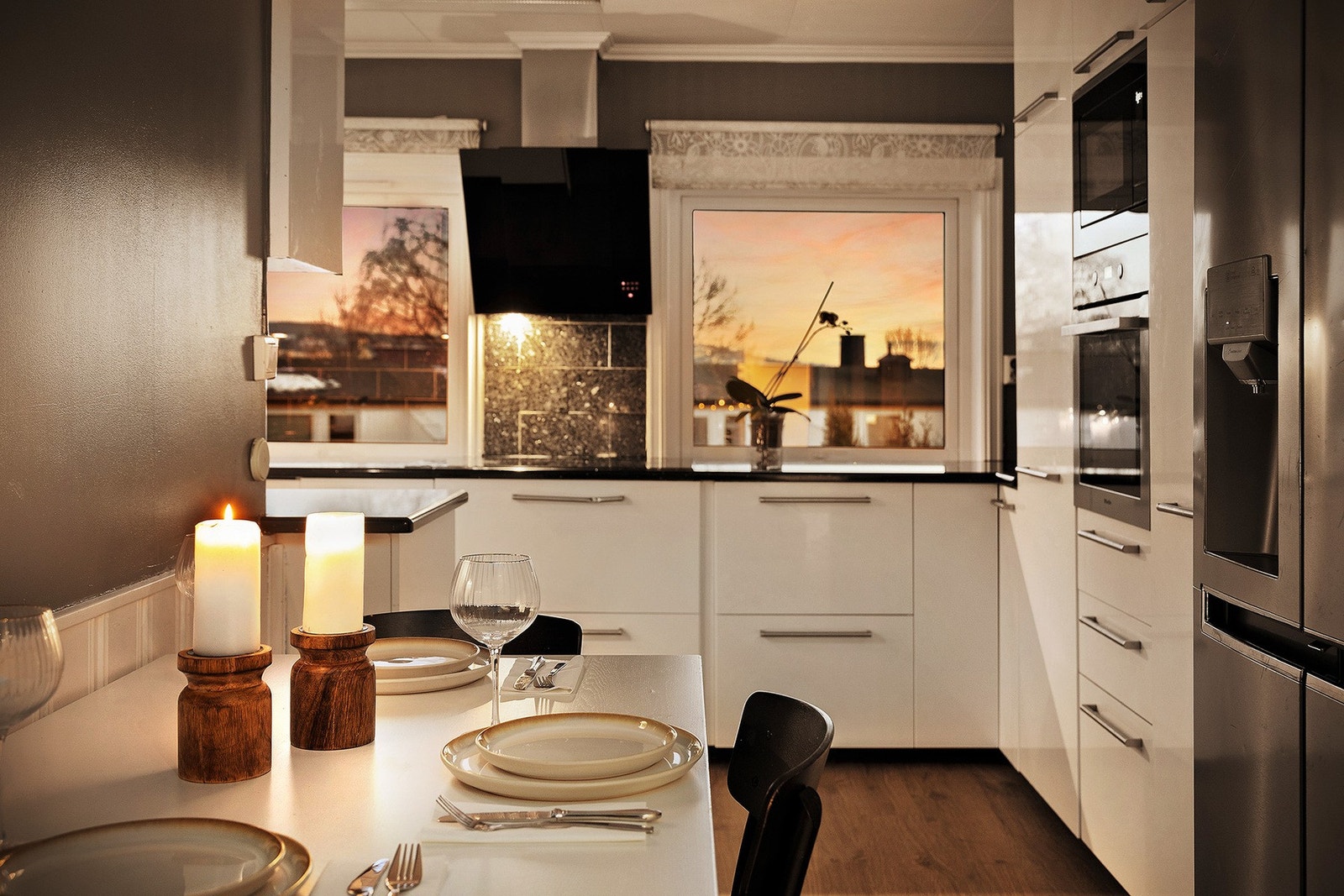 Her kan man nyte hyggelige måltider. Galleribilde