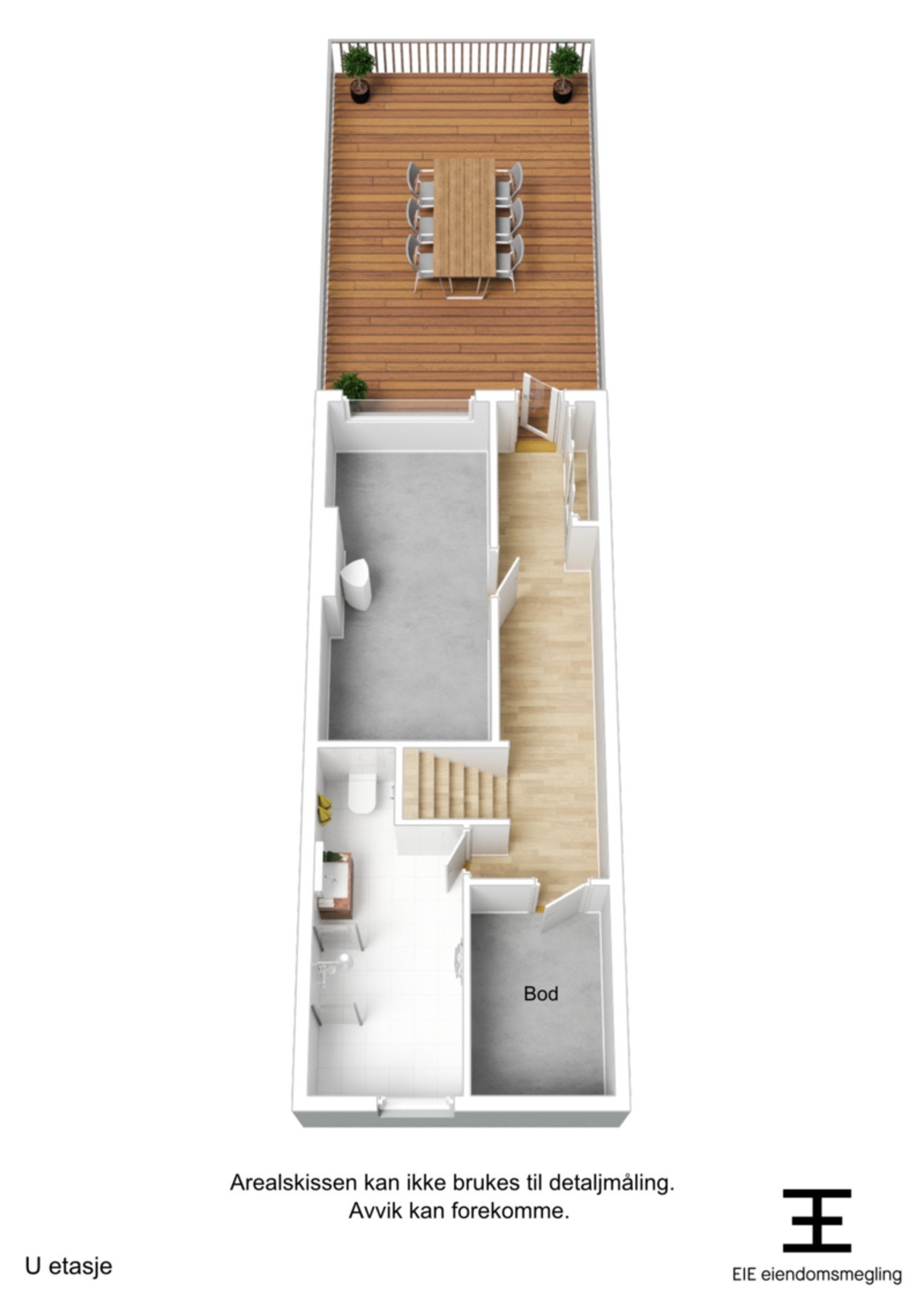 Digital plantegning U. etg. Galleribilde