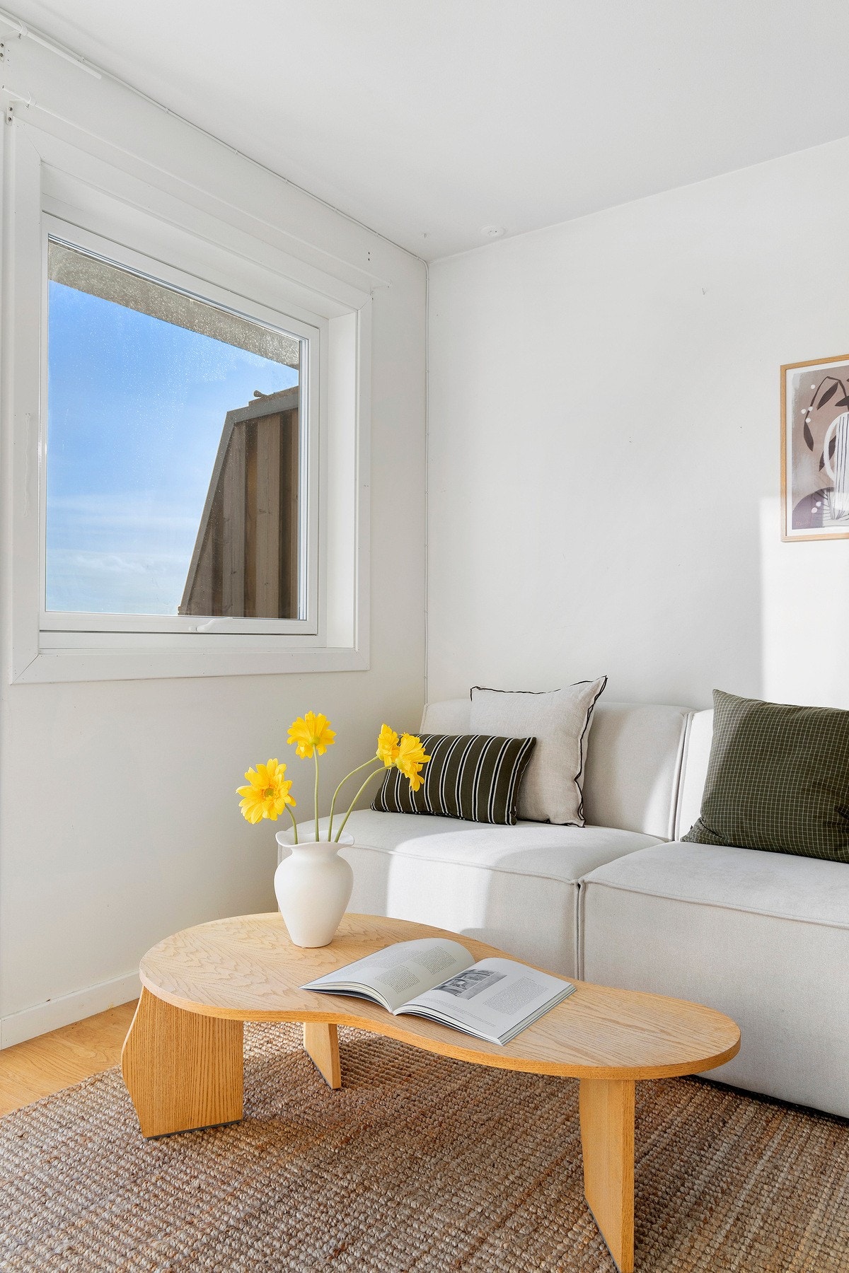 Arealeffektiv andelsleilighet som gjør det enkelt å møblere. Galleribilde