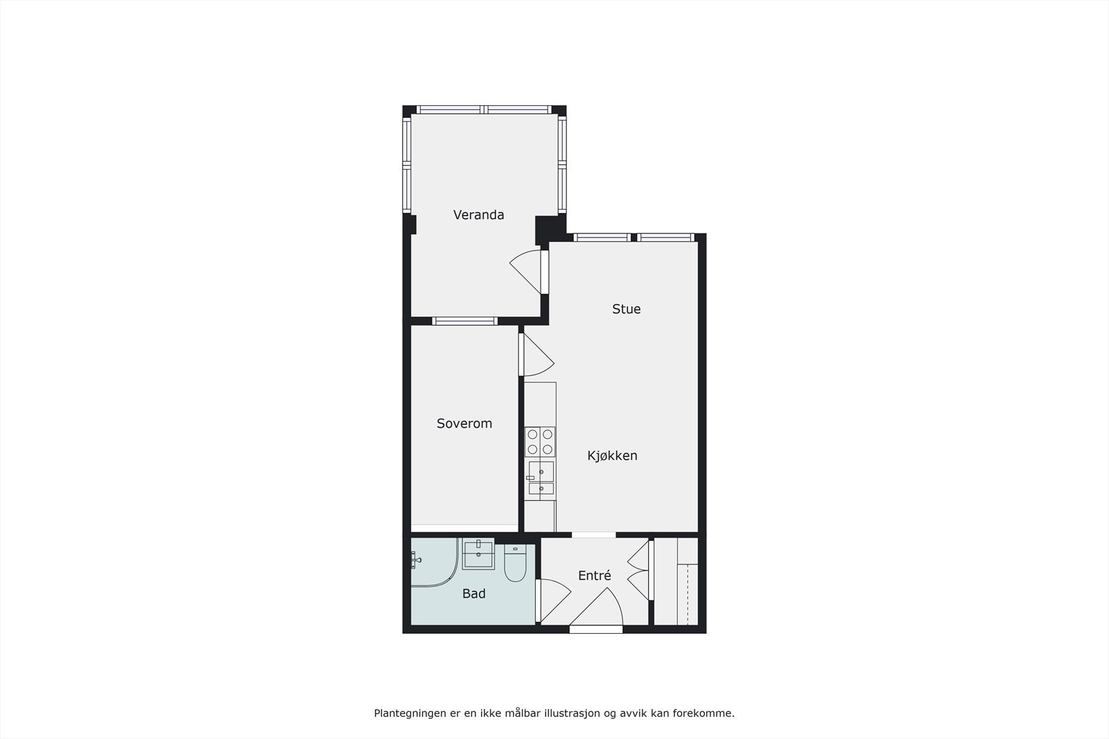 Plantegning Galleribilde