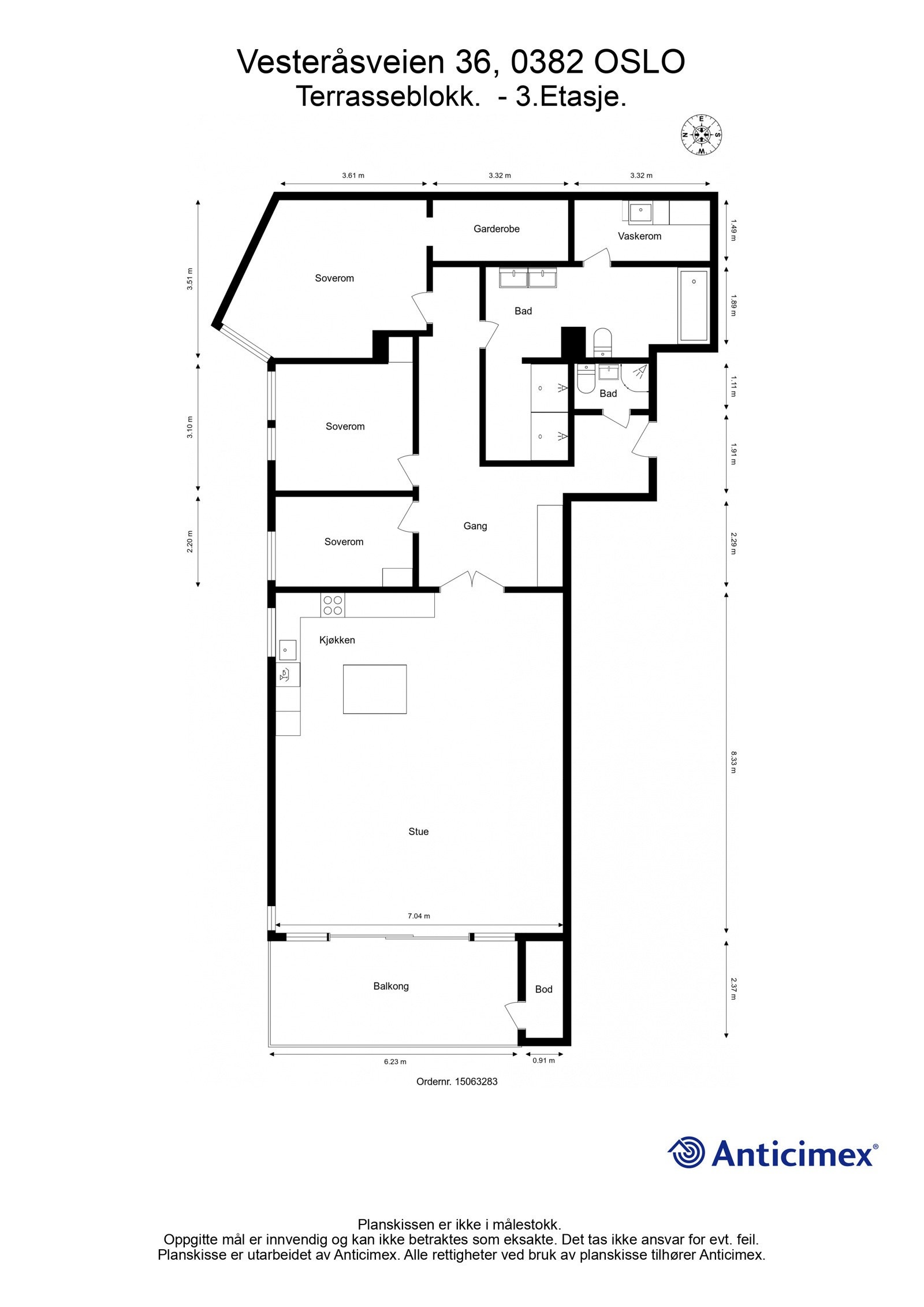 Plantegning Galleribilde