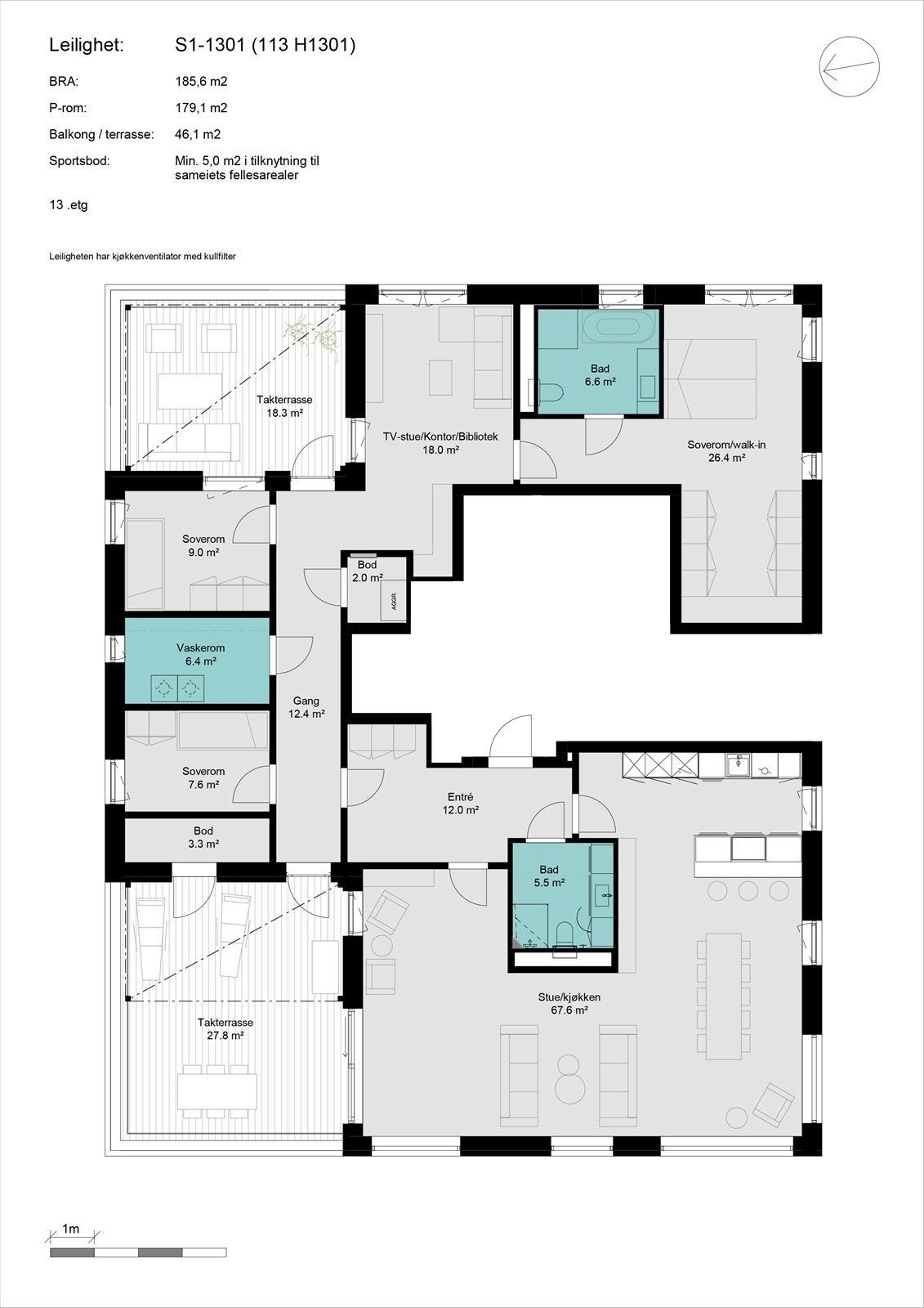 Plantegning Galleribilde