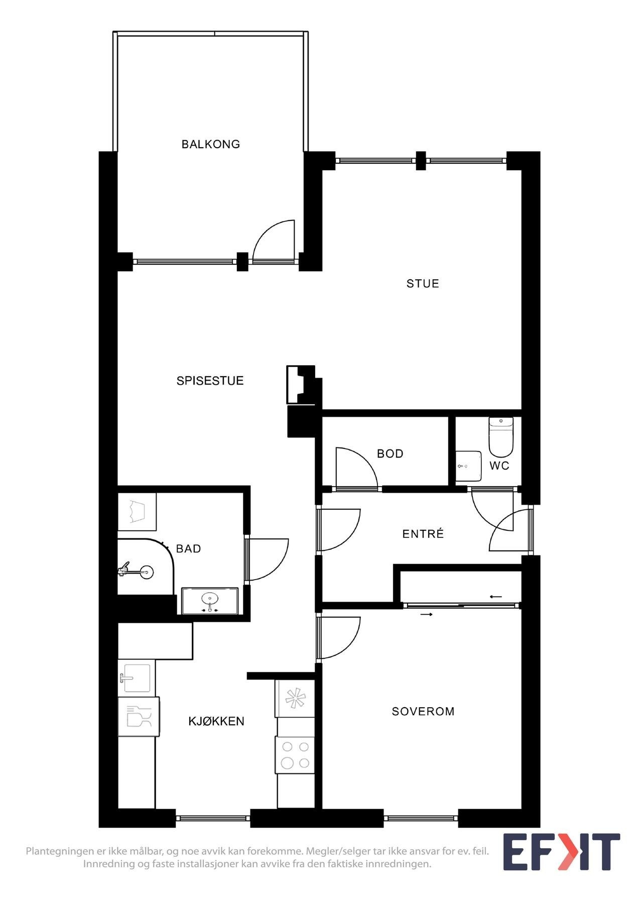 Plantegning. Galleribilde