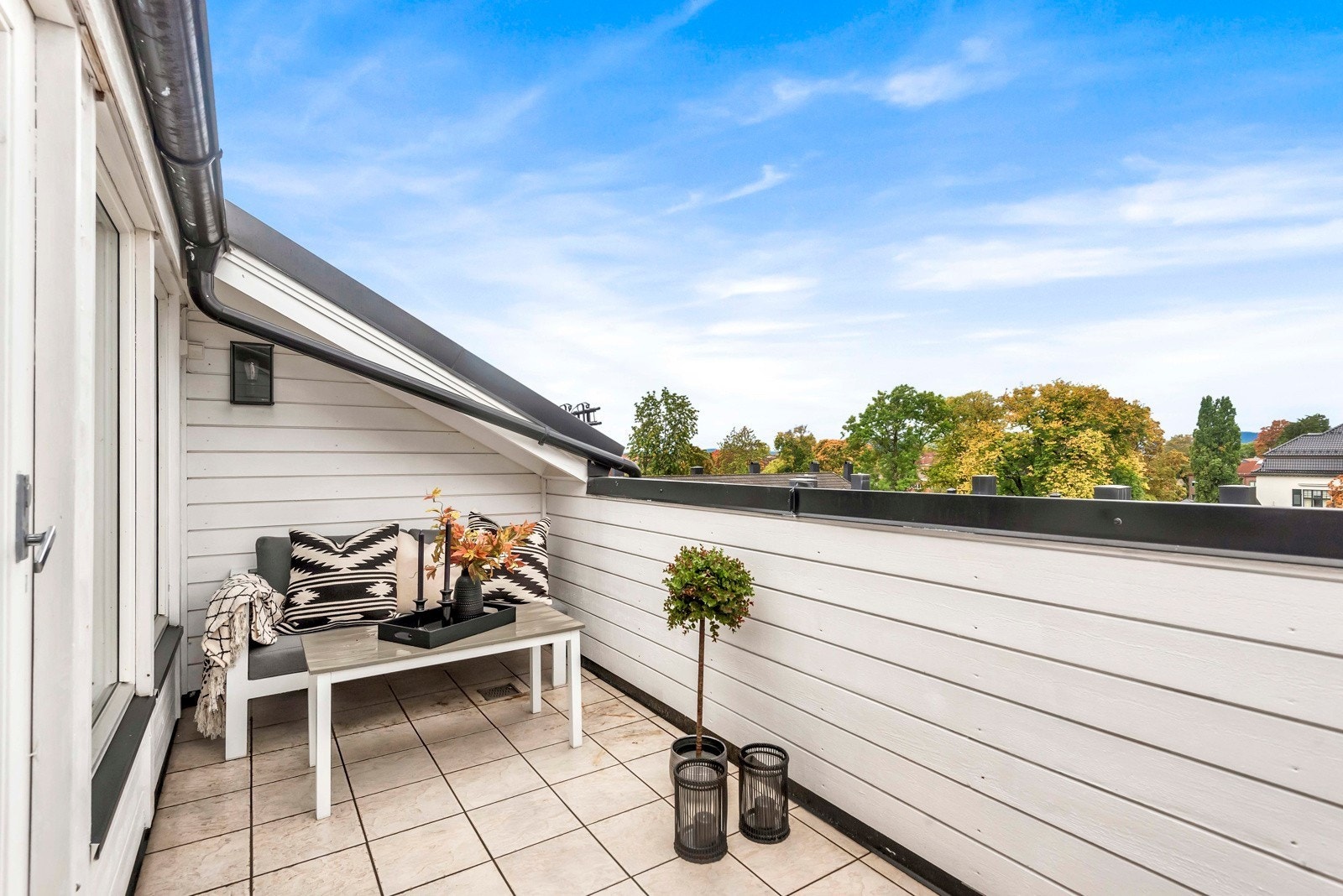 Terrasse sommertid Galleribilde