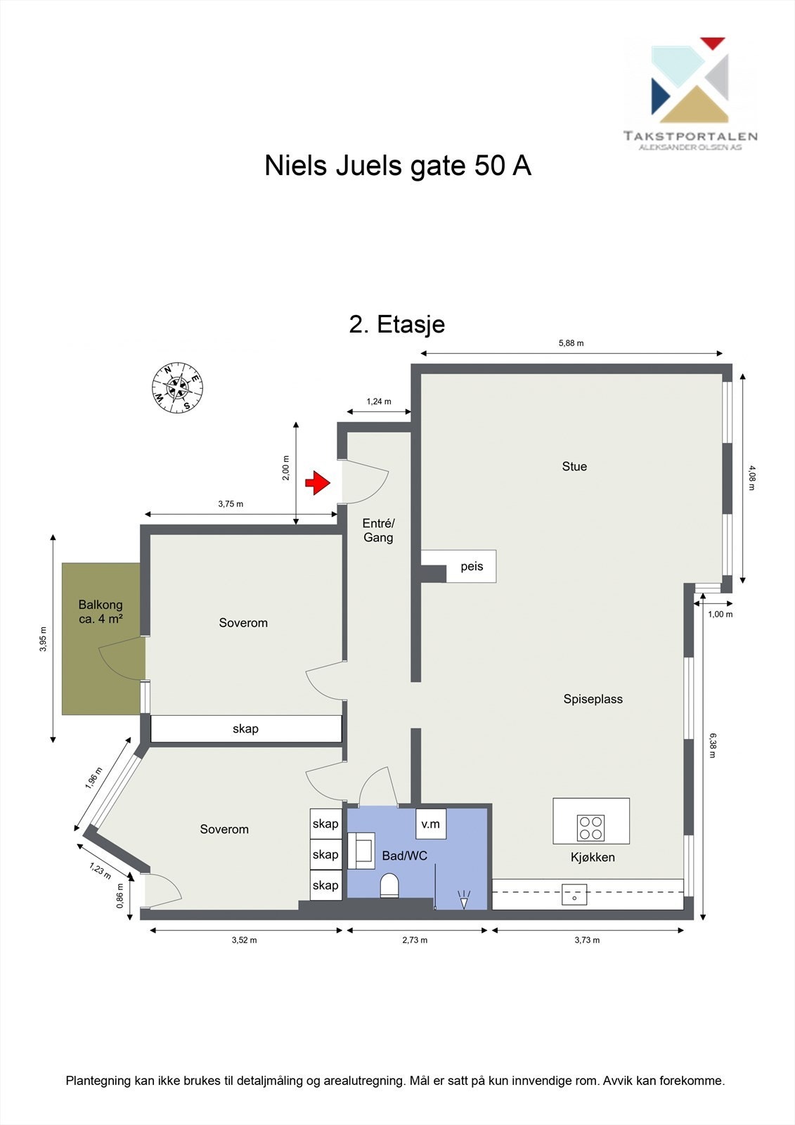 Plantegning Galleribilde