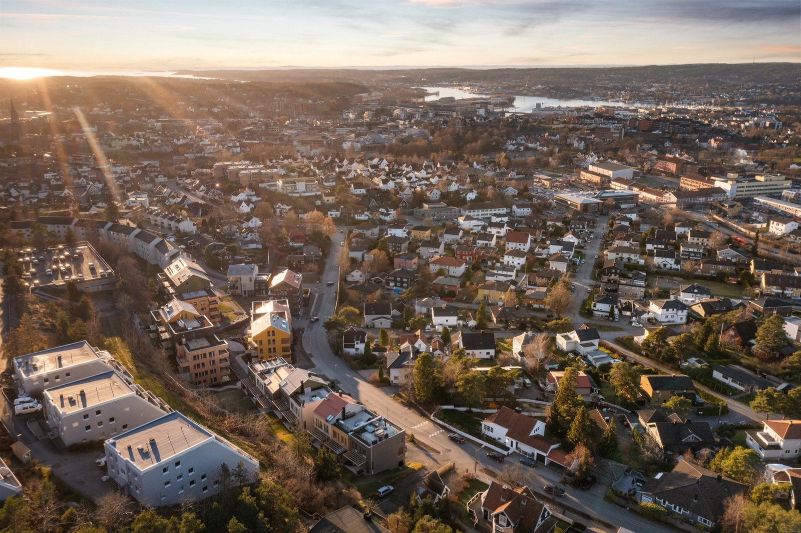 I Fagerlia vil avstanden til det meste du trenger bli målt i minutter og til fots. Galleribilde