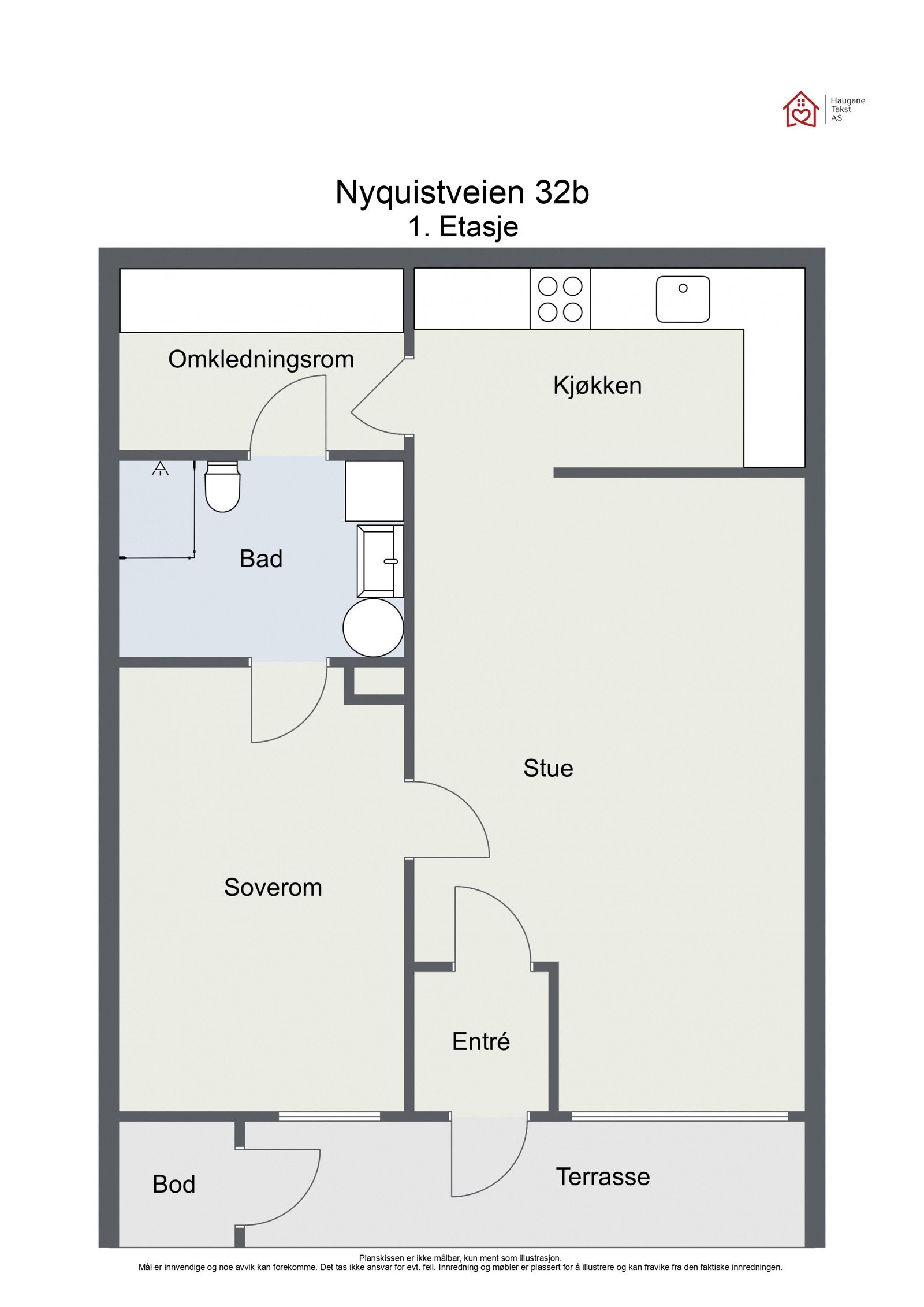 Plantegning Galleribilde