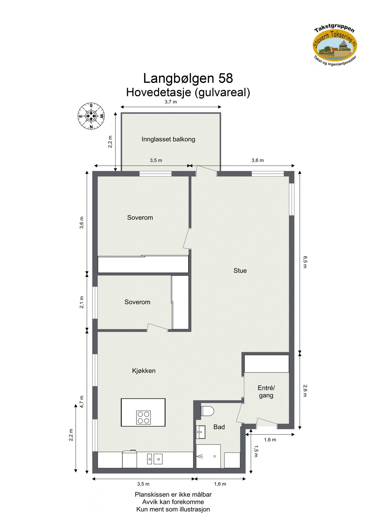Plantegning Galleribilde