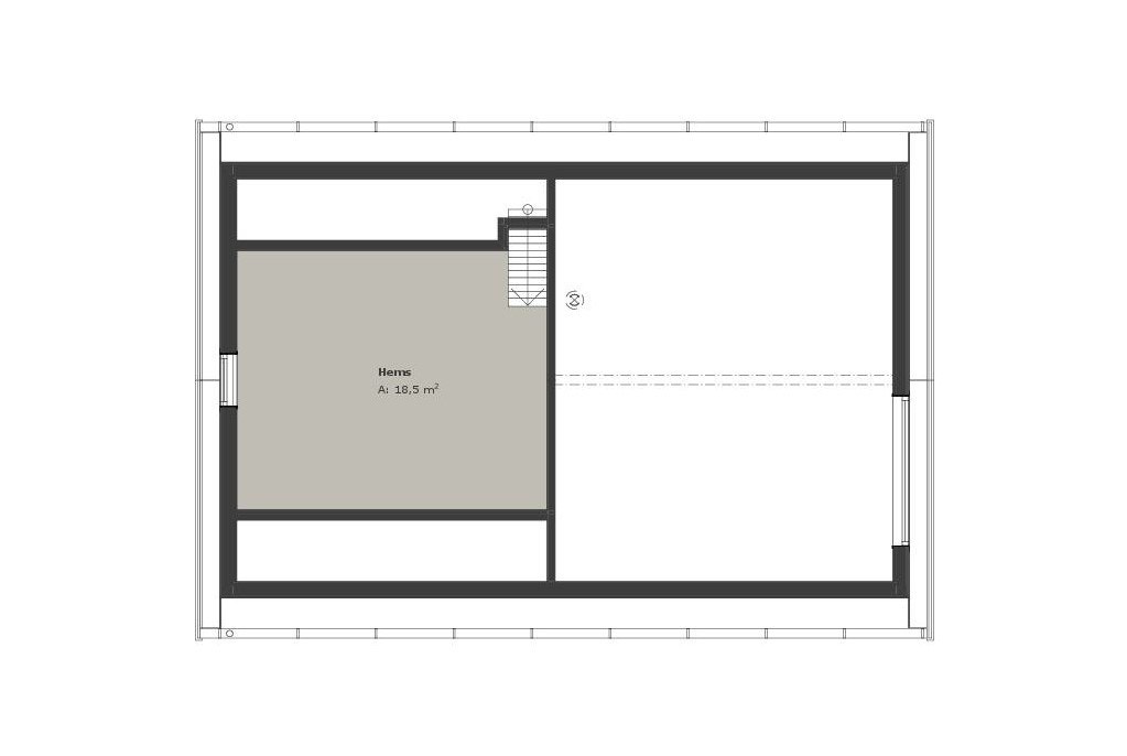 Plantegning hems Galleribilde