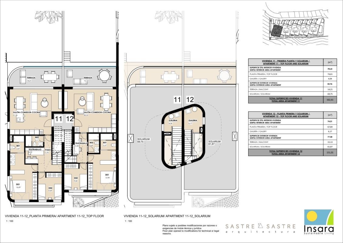 Toppetasje med takterrasse Galleribilde
