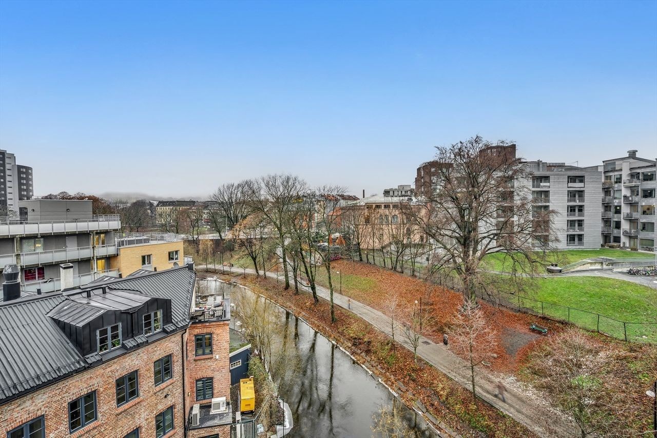 Utsikt takterrasse Galleribilde