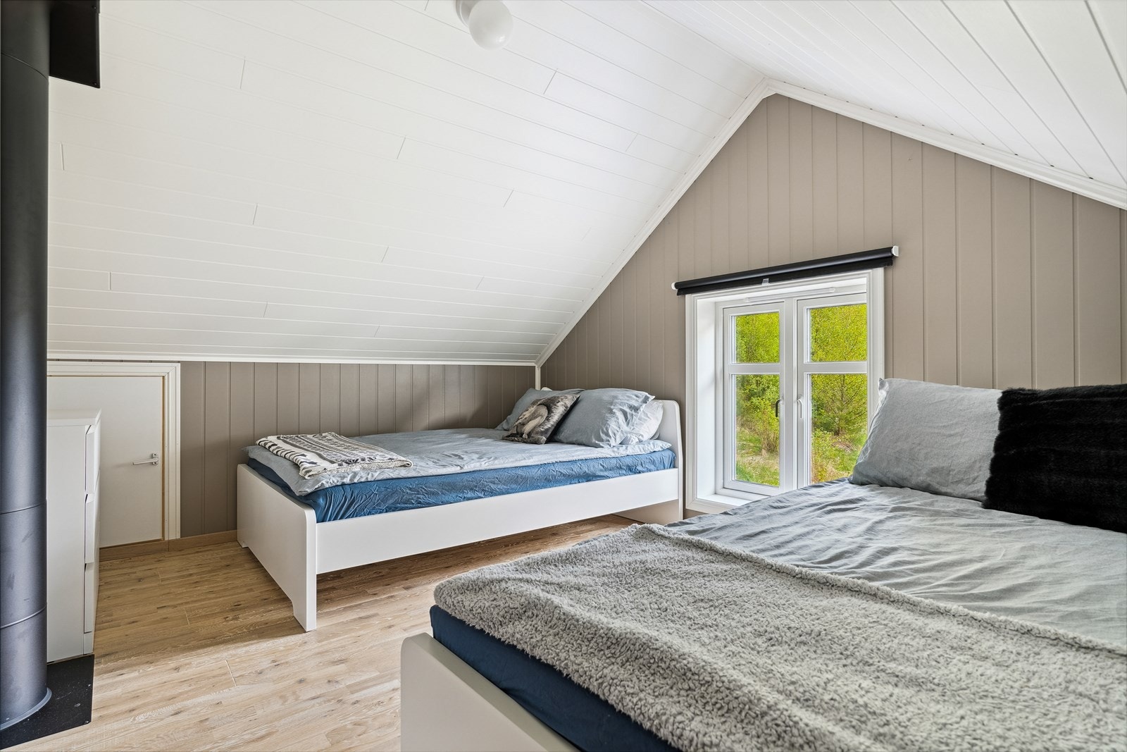 Soverom 3 lokalisert i loftetasjen. Galleribilde